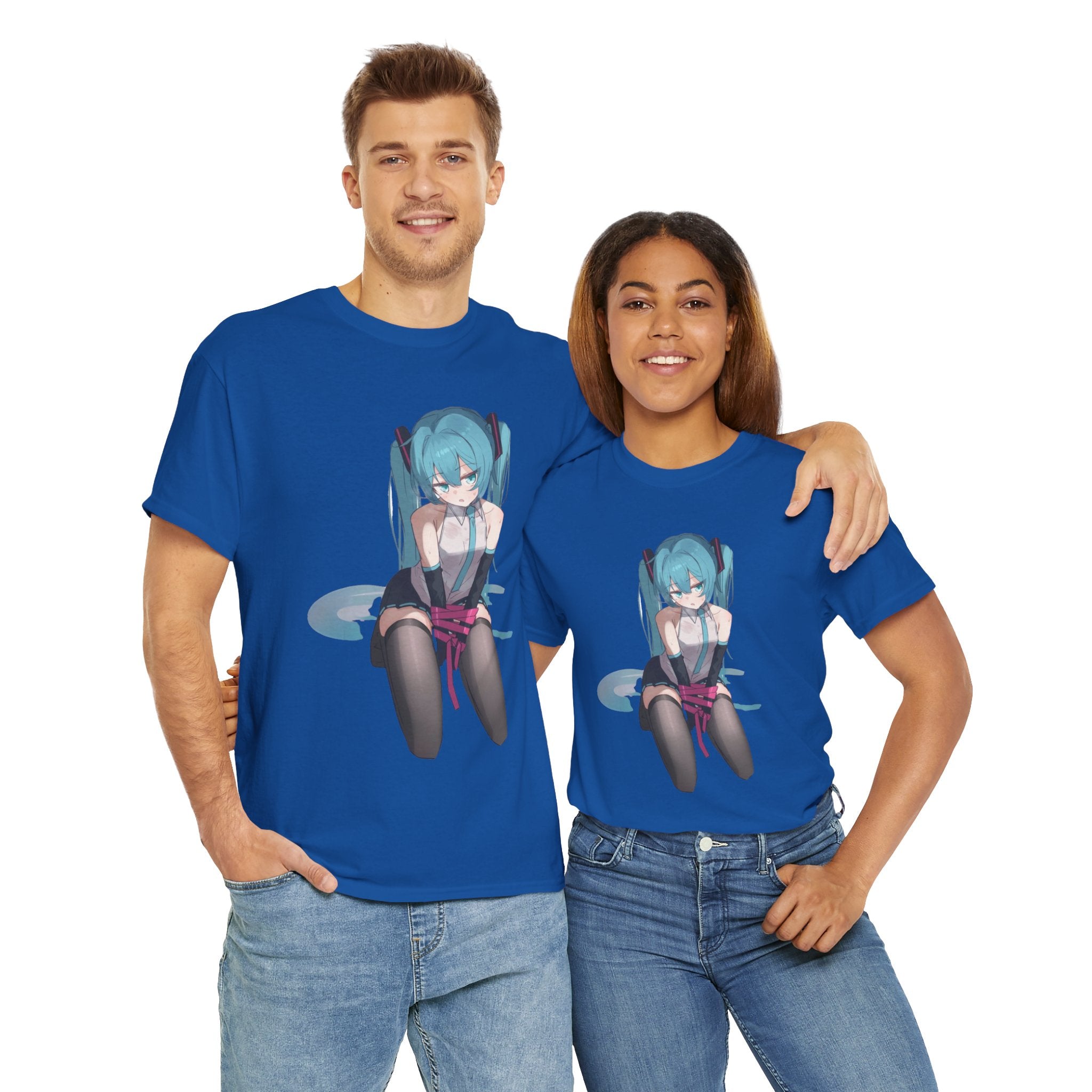 Hatsune Miku Bound Cute Anime Unisex Heavy Cotton Tee