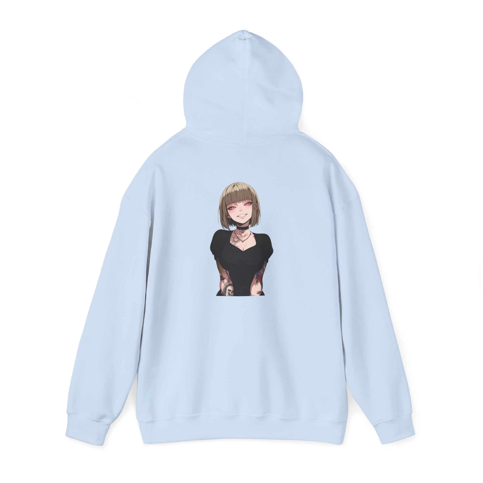 Sexy Style Himiko Toga Skull Tattooed Unisex Heavy Blend™ Hooded Sweatshirt