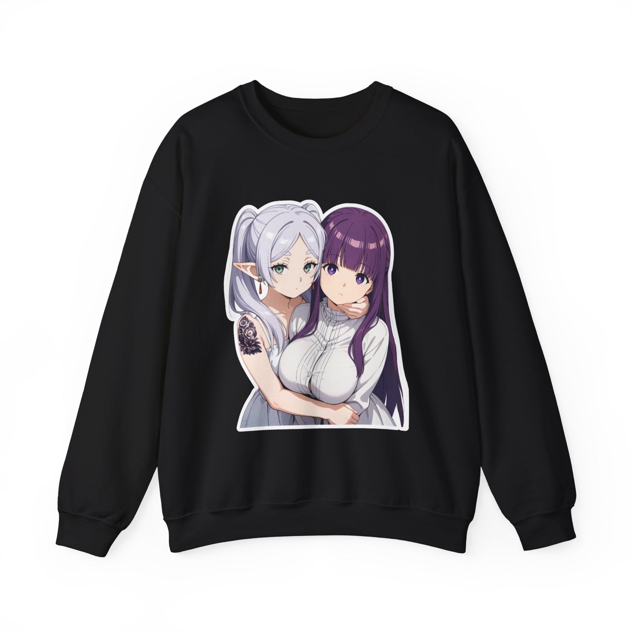 Fern x Frieren Waifu Unisex Heavy Blend™ Crewneck Sweatshirt