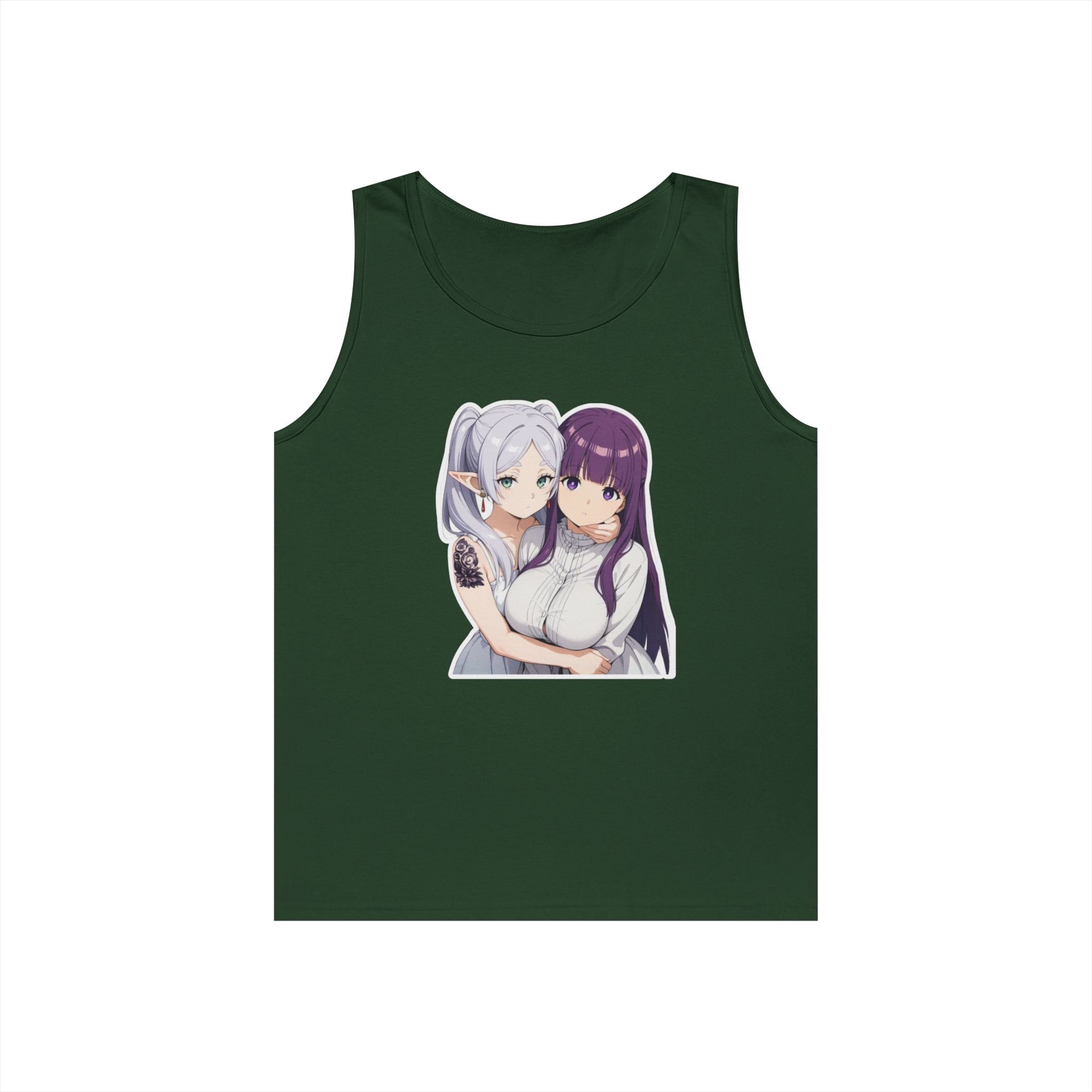 Fern x Frieren Waifu Heavy Cotton Tank Top