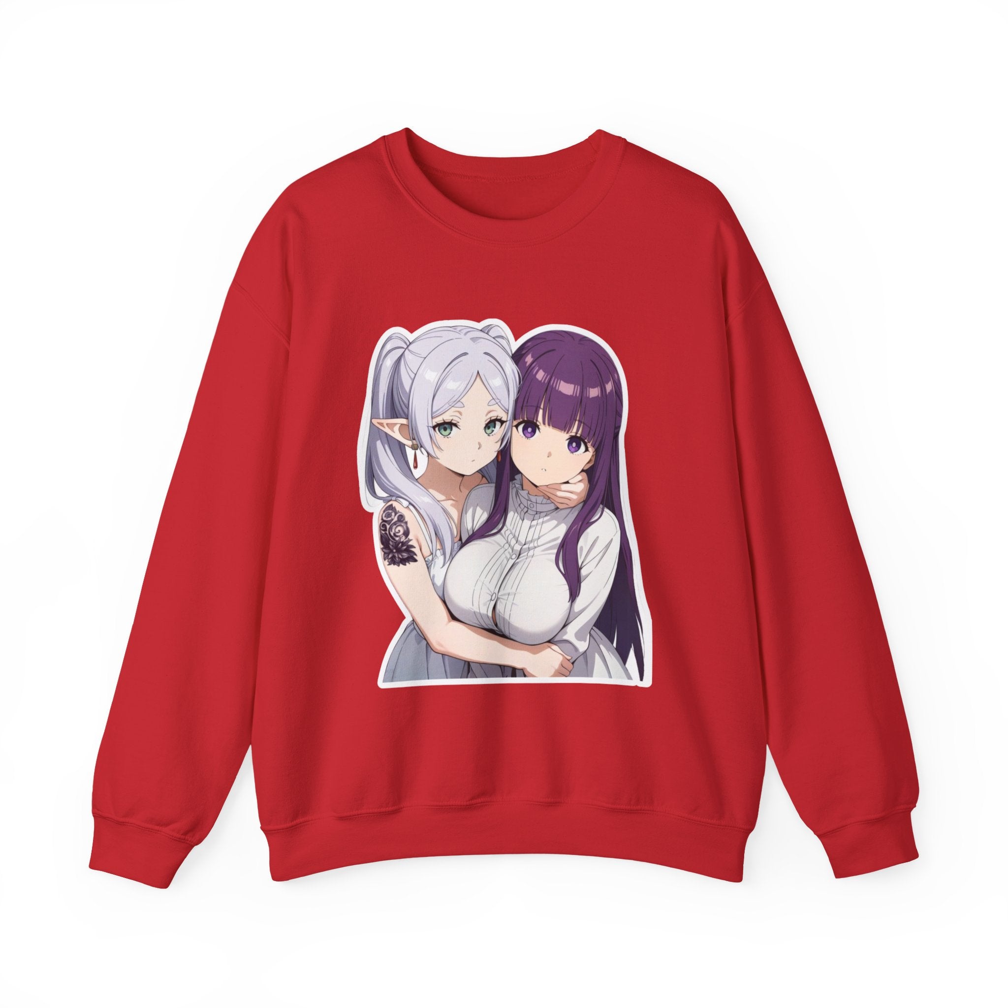 Fern x Frieren Waifu Unisex Heavy Blend™ Crewneck Sweatshirt