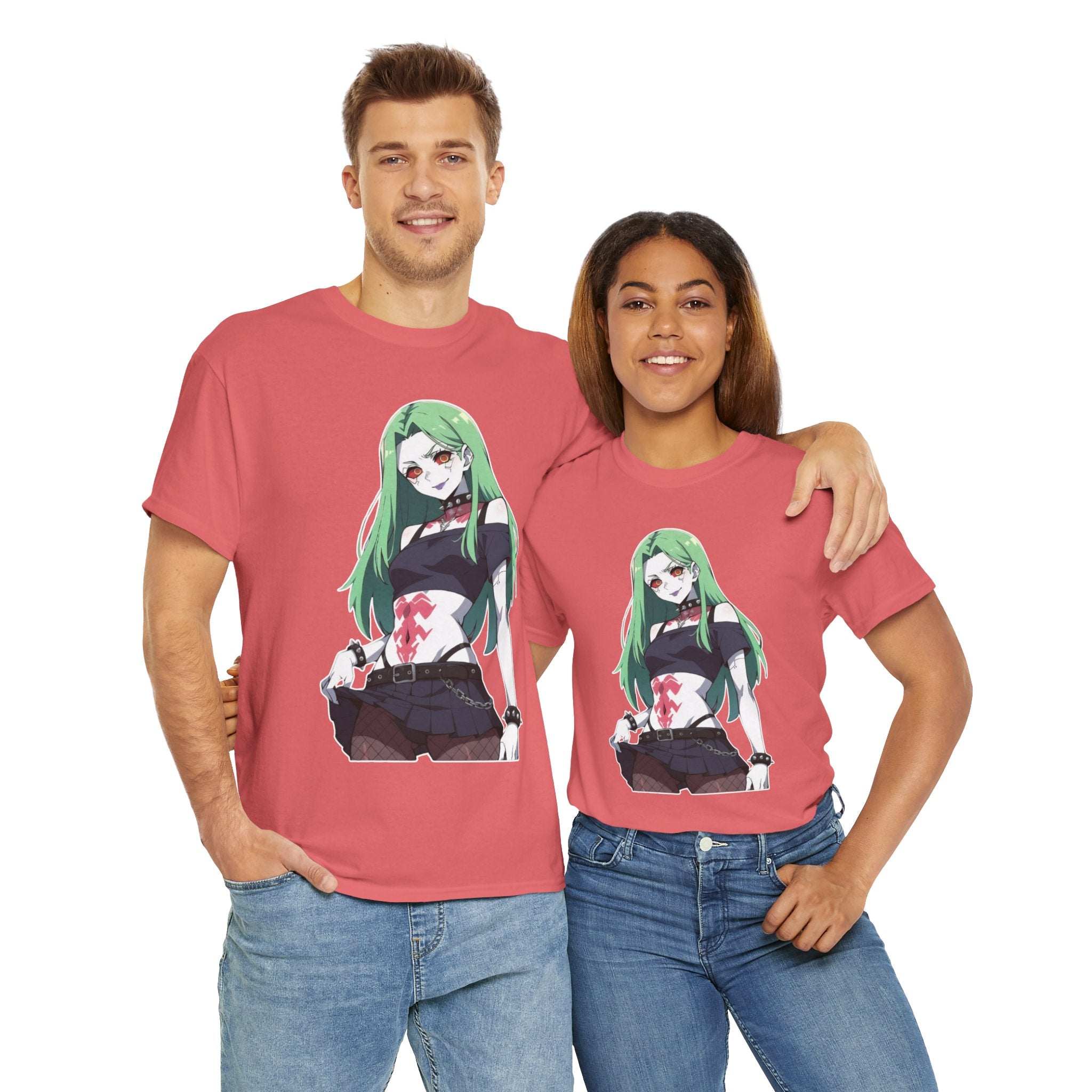 Rebecca Cyberpunk Futuristic Unisex Heavy Cotton Tee