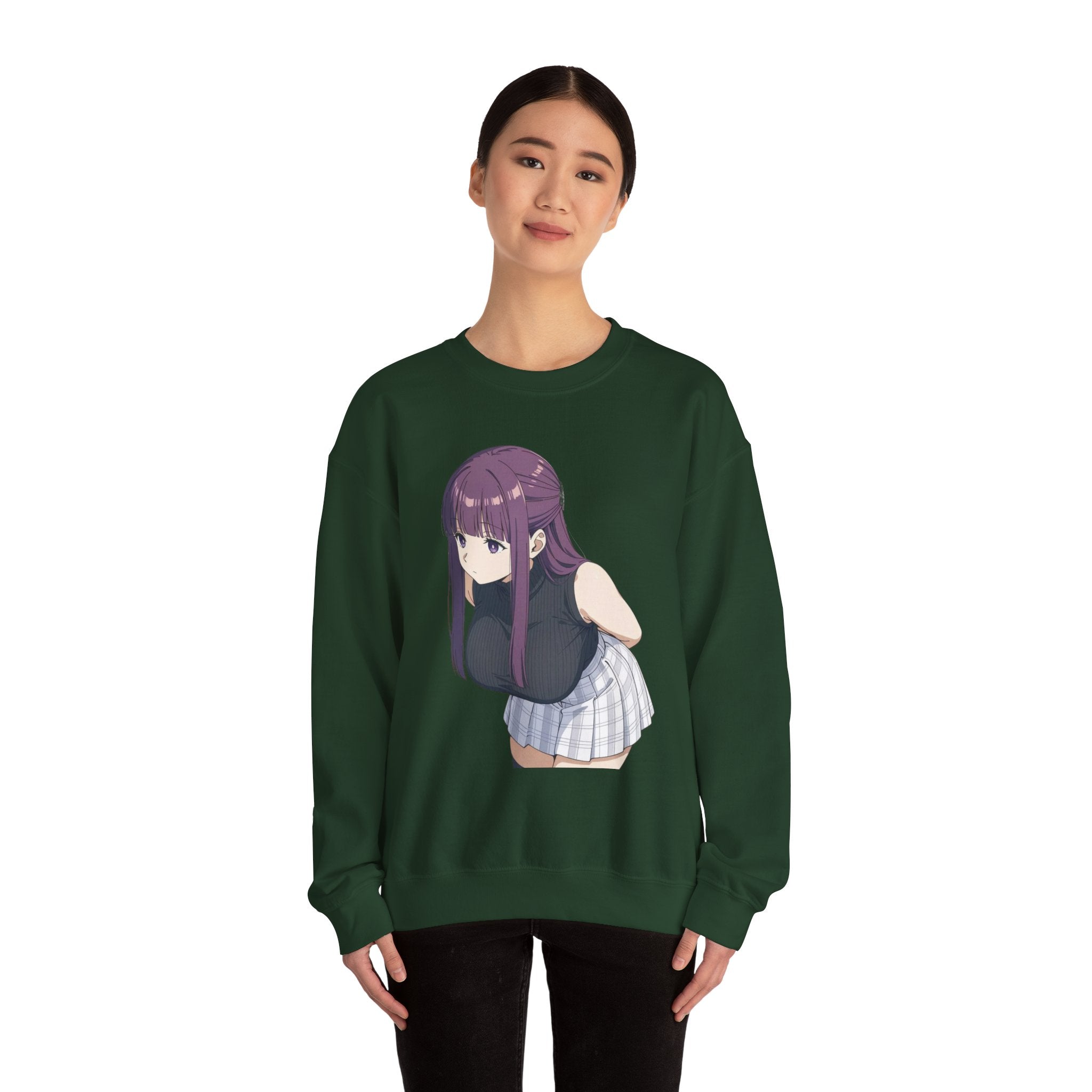 Fern Anime Unisex Heavy Blend™ Crewneck Sweatshirt