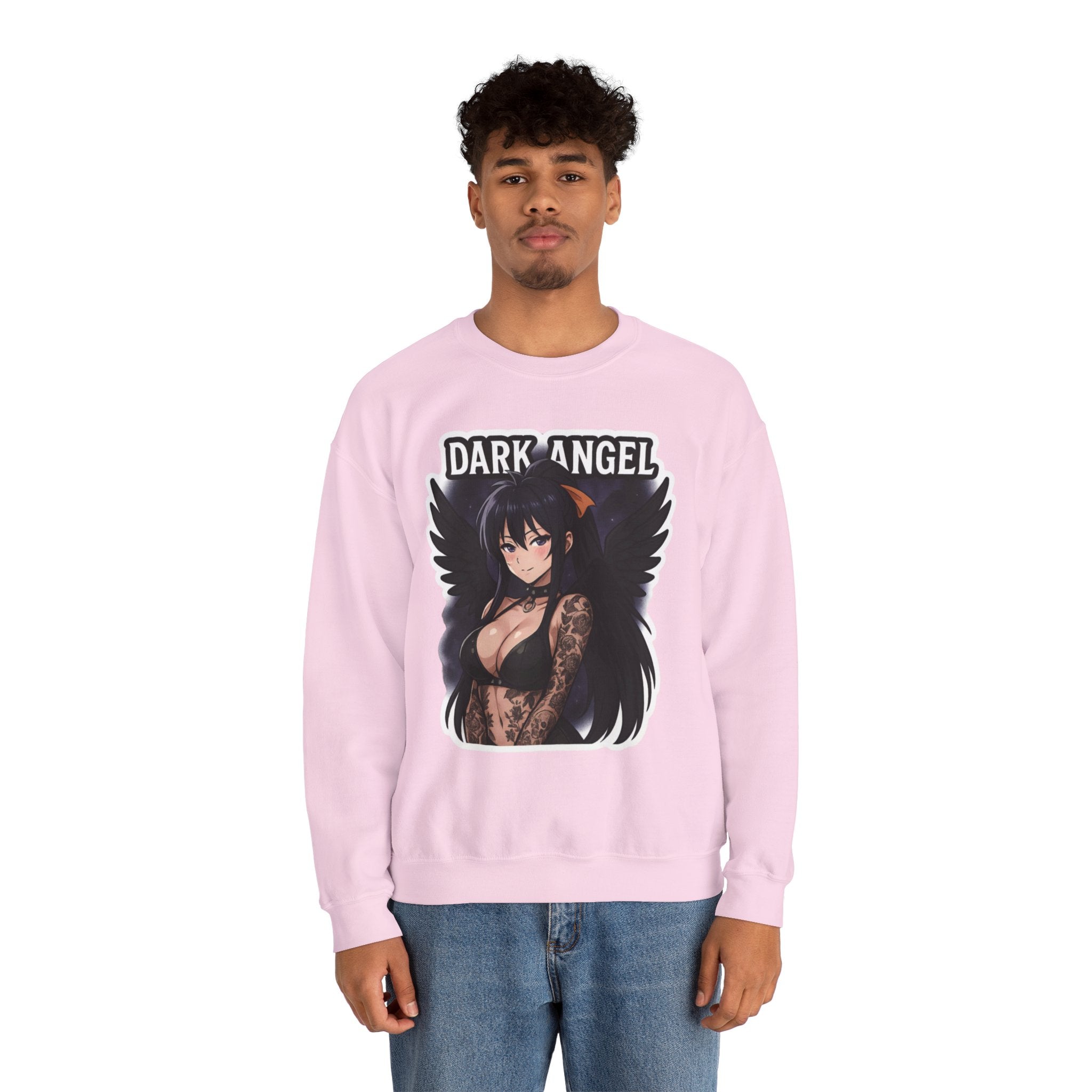Akeno Himejima Dark Angel Unisex Heavy Blend™ Crewneck Sweatshirt
