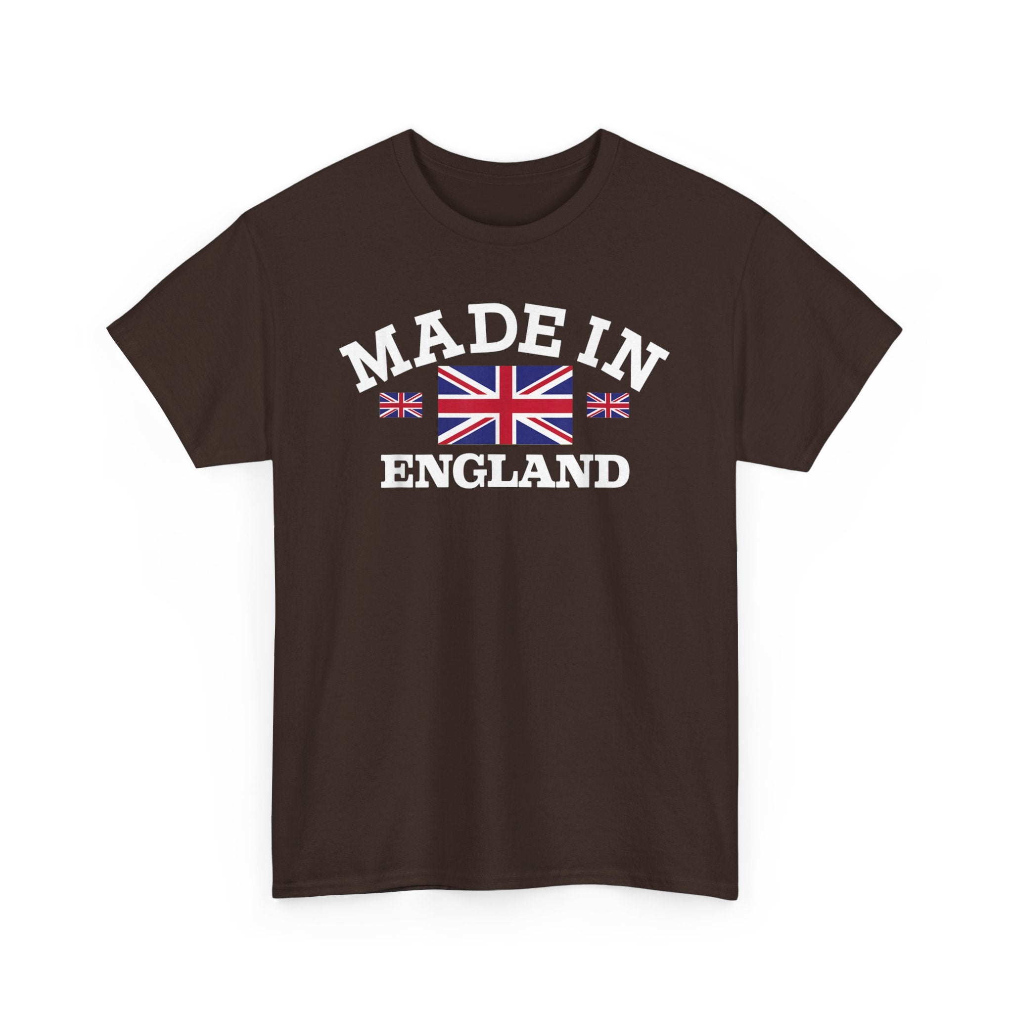 Made in England British Flag Union Jack Unisex Heavy Cotton Tee