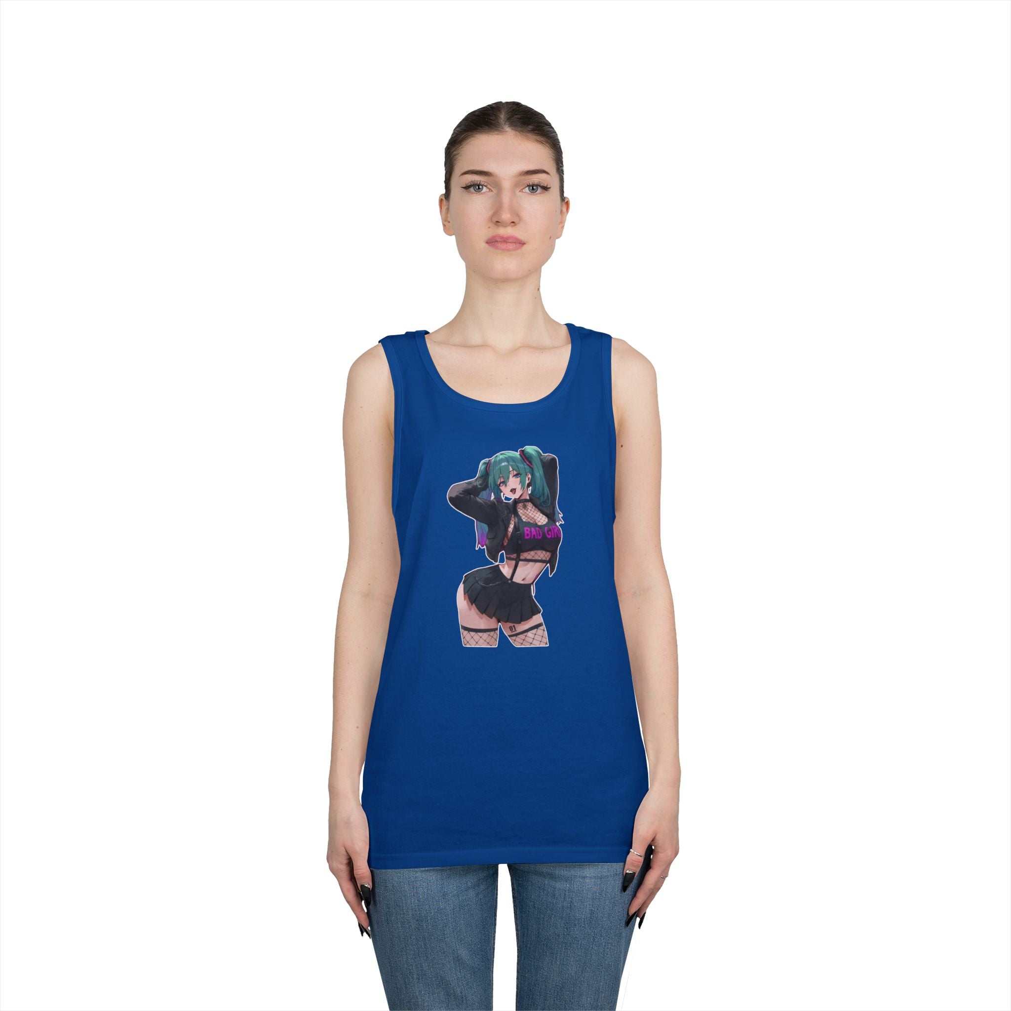 Hatsune Miku Baddie Heavy Cotton Tank Top