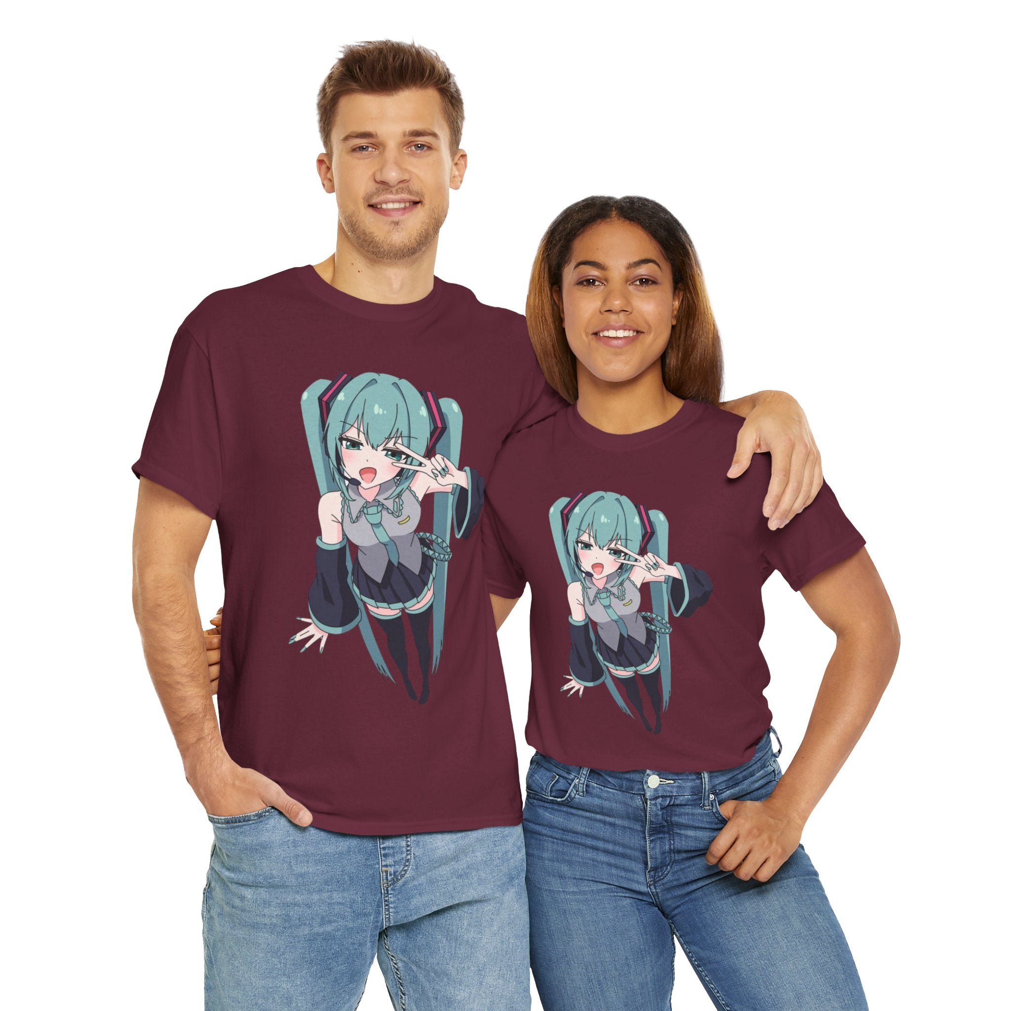 Hatsune Miku Unisex Heavy Cotton Tee