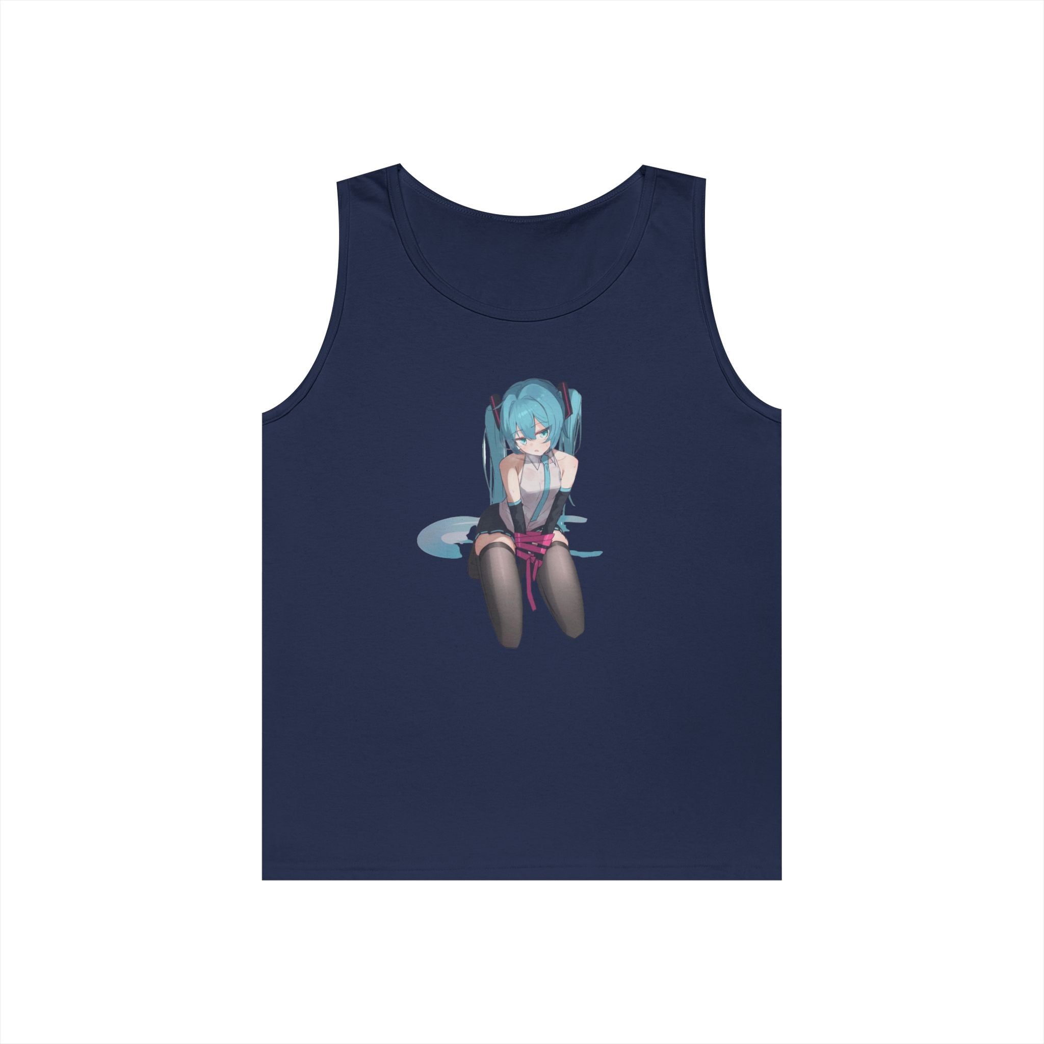 Hatsune Miku Bound Cute Anime Heavy Cotton Tank Top