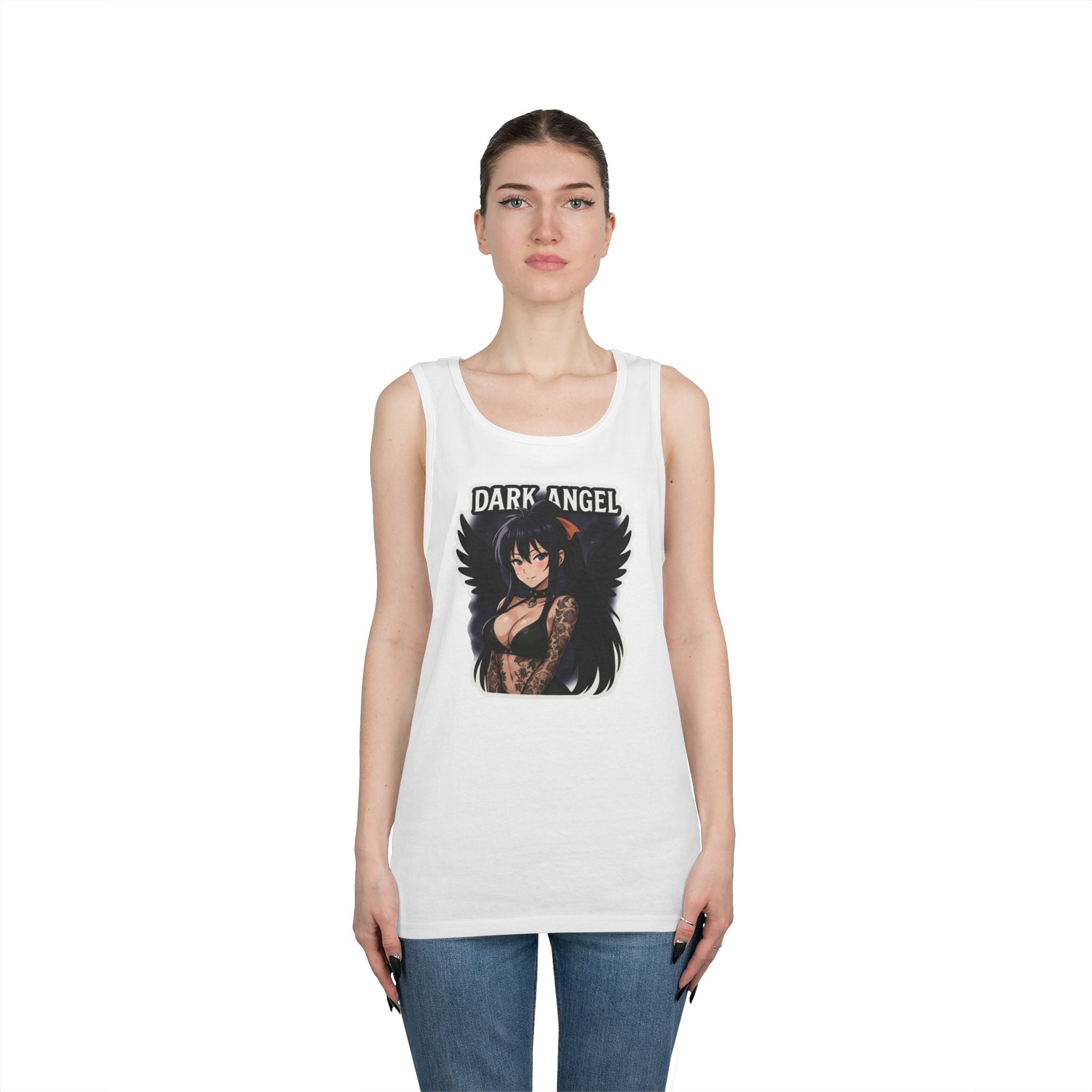 Akeno Himejima Dark Angel Heavy Cotton Tank Top