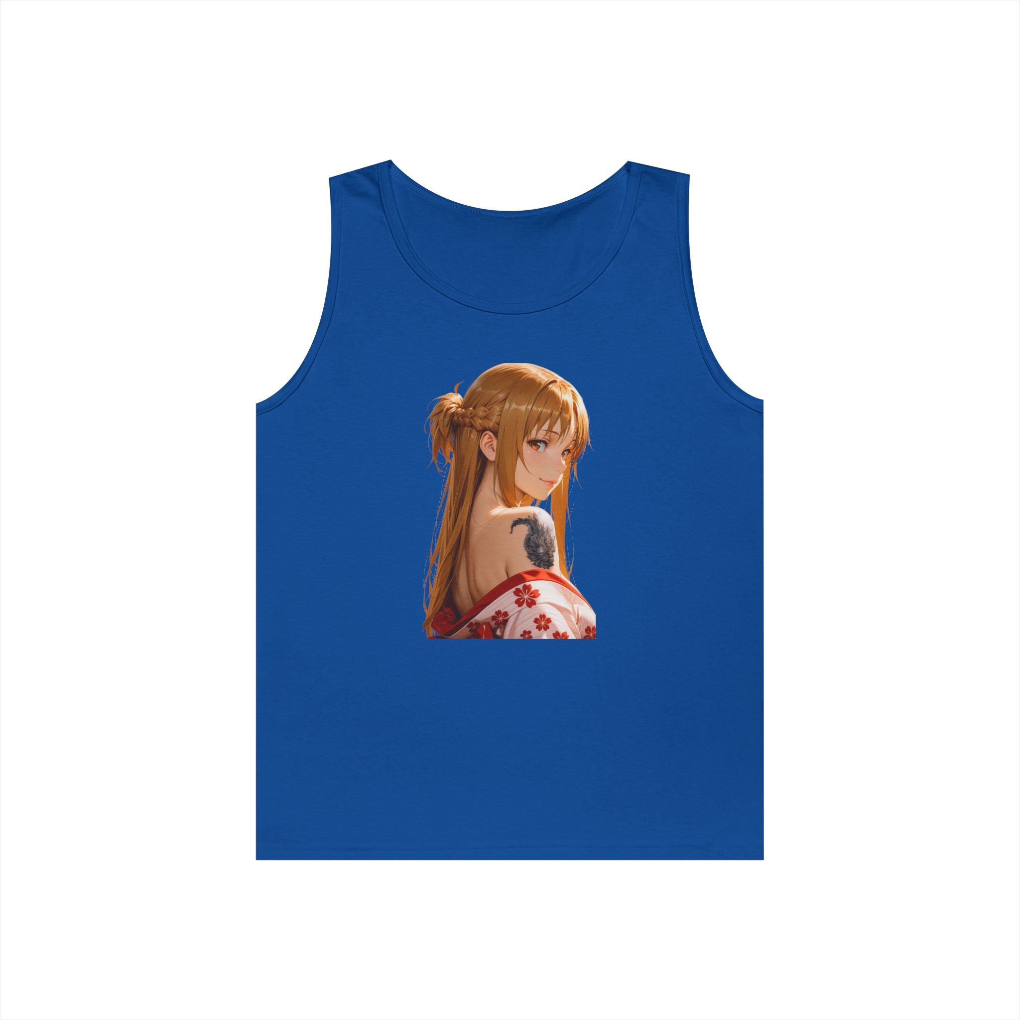Asuna Kimono Tattoo Heavy Cotton Tank Top