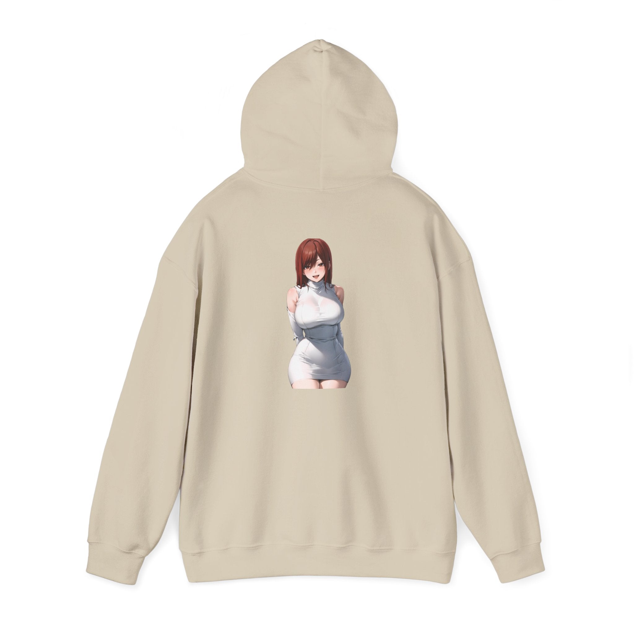 Ezra Scarlet Charming White Dress Anime Unisex Heavy Blend™ Hooded Sweatshirt