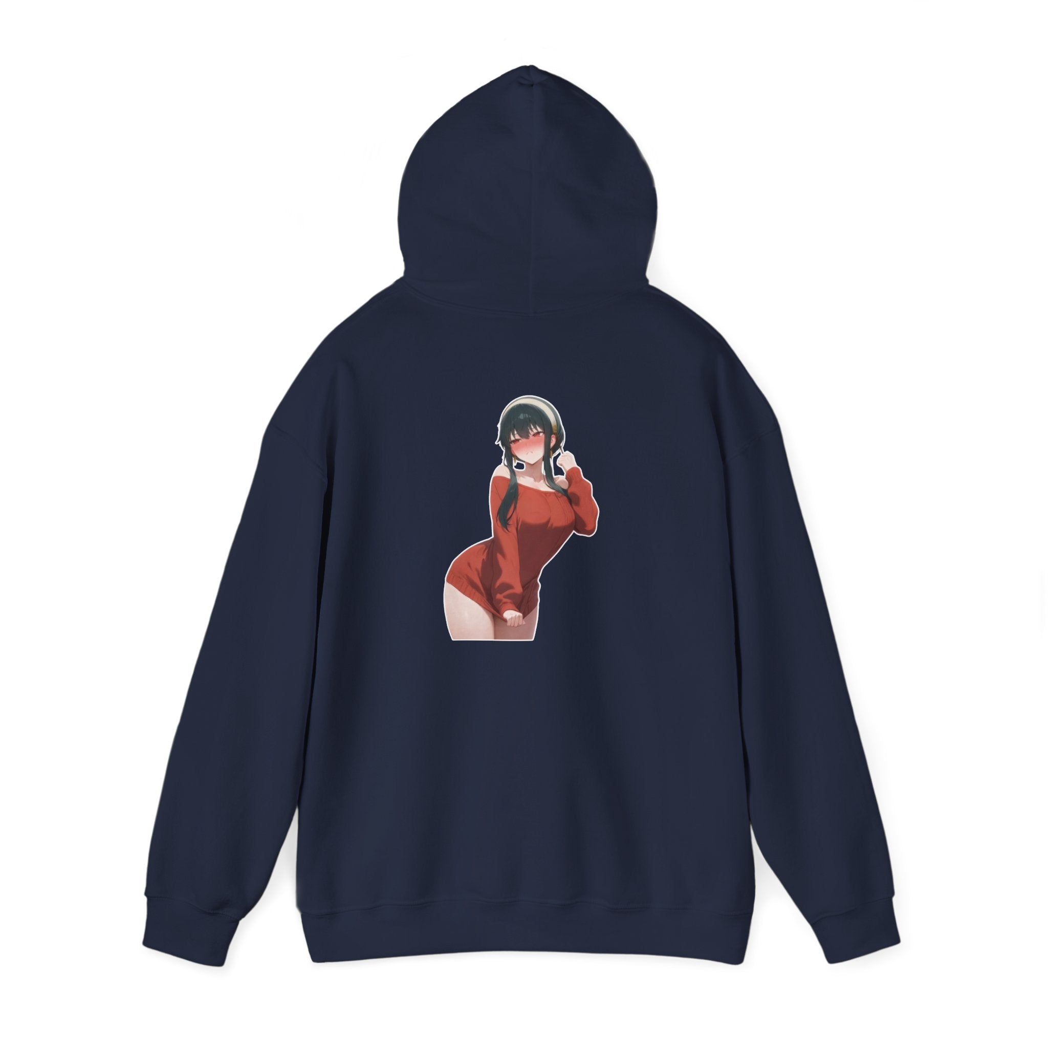 Yor Forger Blushing Waifu Unisex Heavy Blend™ Hooded Sweatshirt