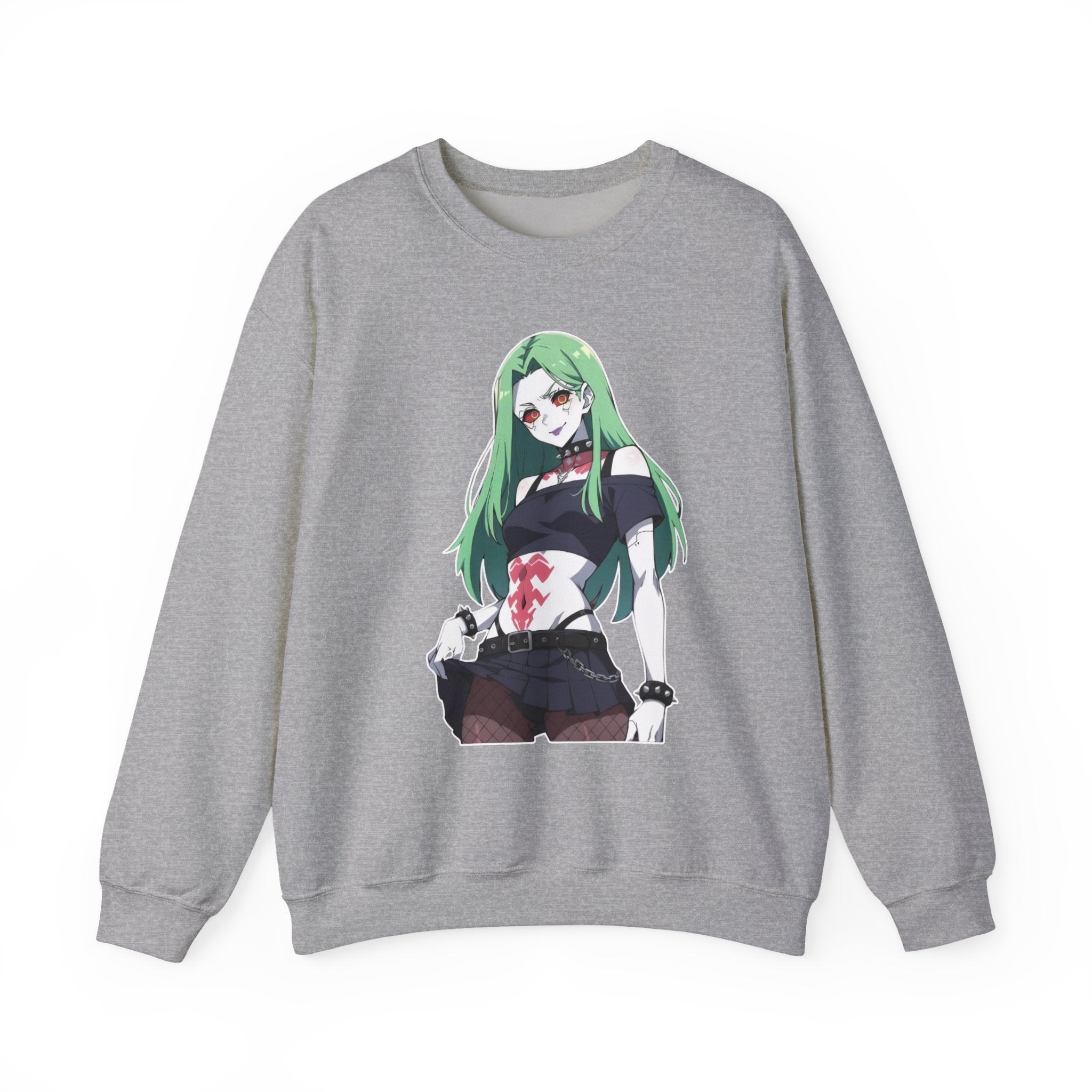 Rebecca Cyberpunk Futuristic Unisex Heavy Blend™ Crewneck Sweatshirt