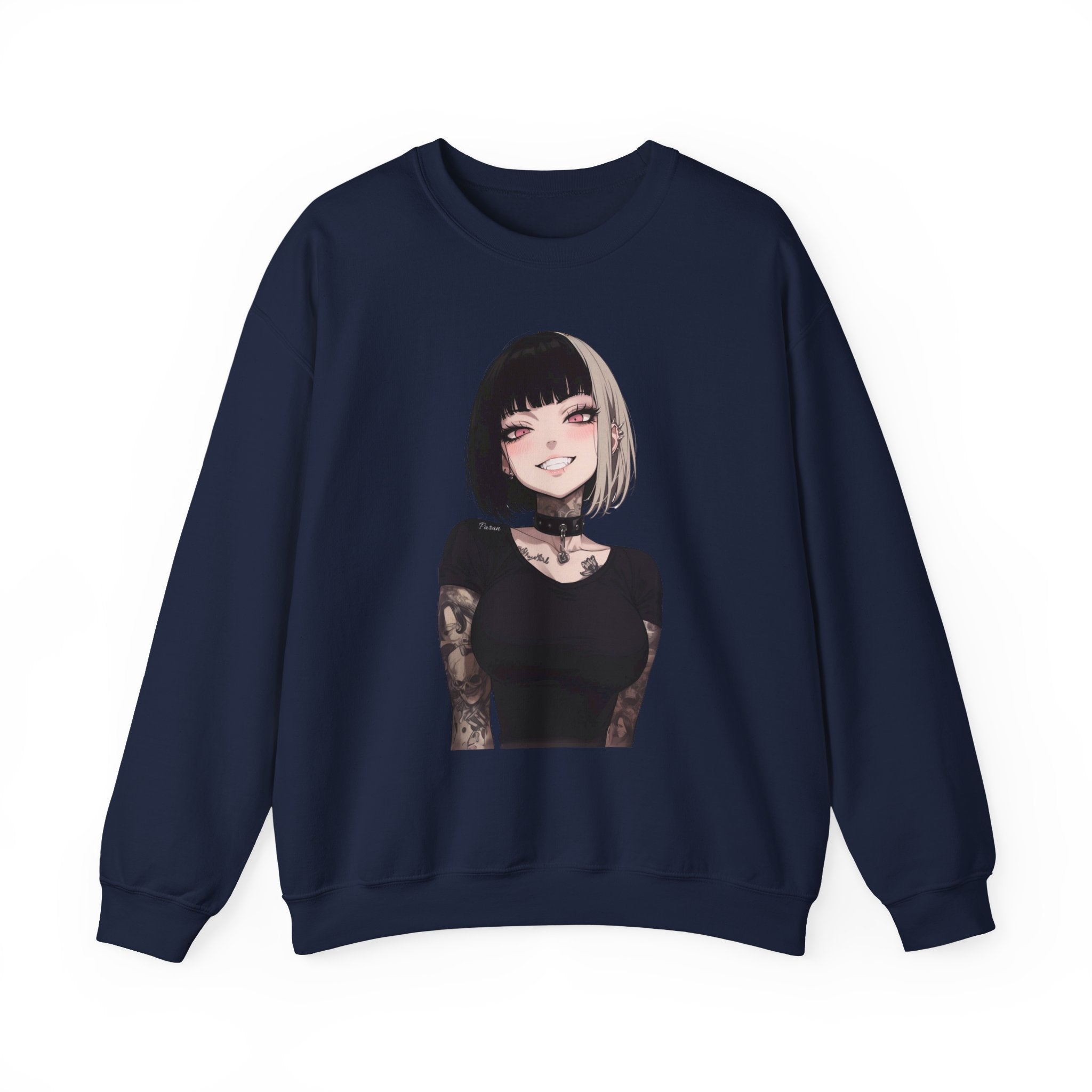 Himiko Toga Gothic Tattooed Style Unisex Heavy Blend™ Crewneck Sweatshirt