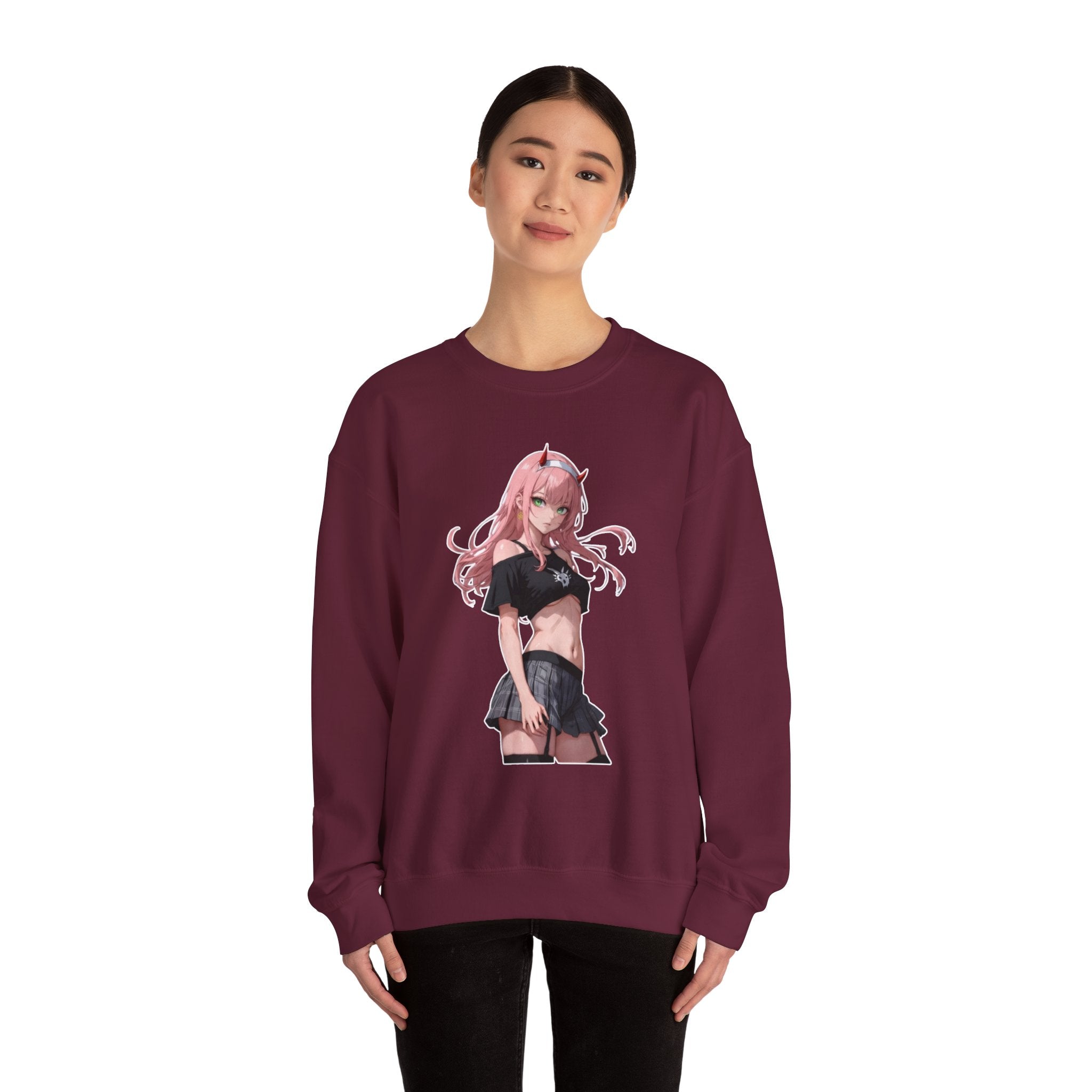 Zero Two Streetwear Style Unisex Heavy Blend™ Crewneck Sweatshirt
