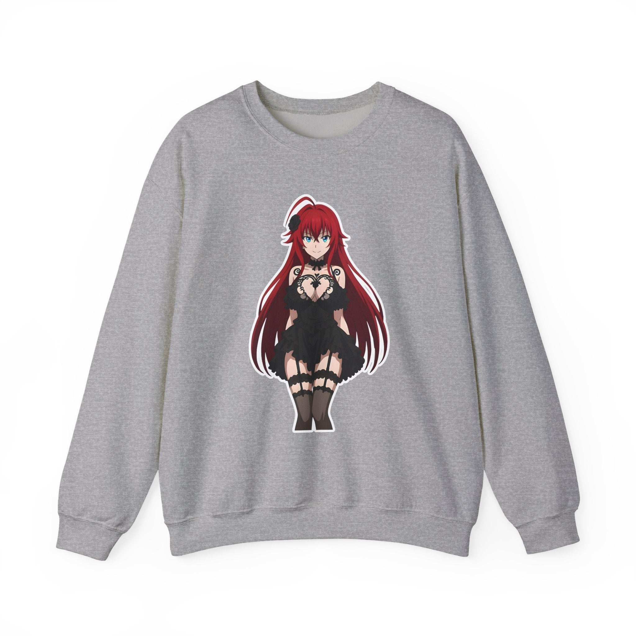 Rias Gremory Gothic Style Waifu Unisex Heavy Blend™ Crewneck Sweatshirt