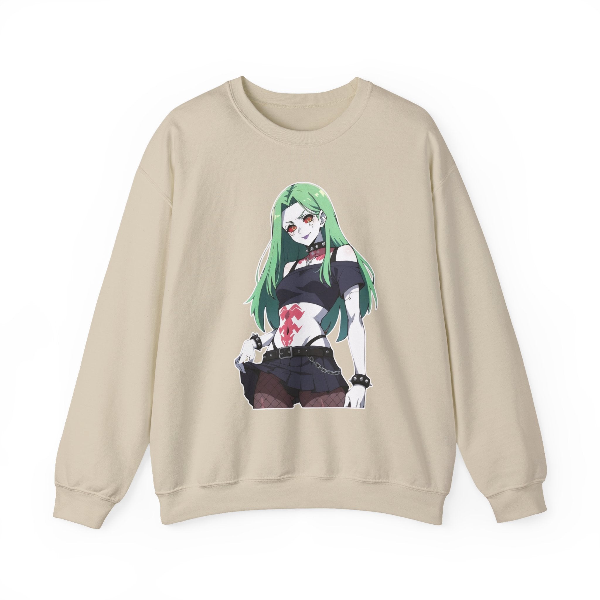 Rebecca Cyberpunk Futuristic Unisex Heavy Blend™ Crewneck Sweatshirt
