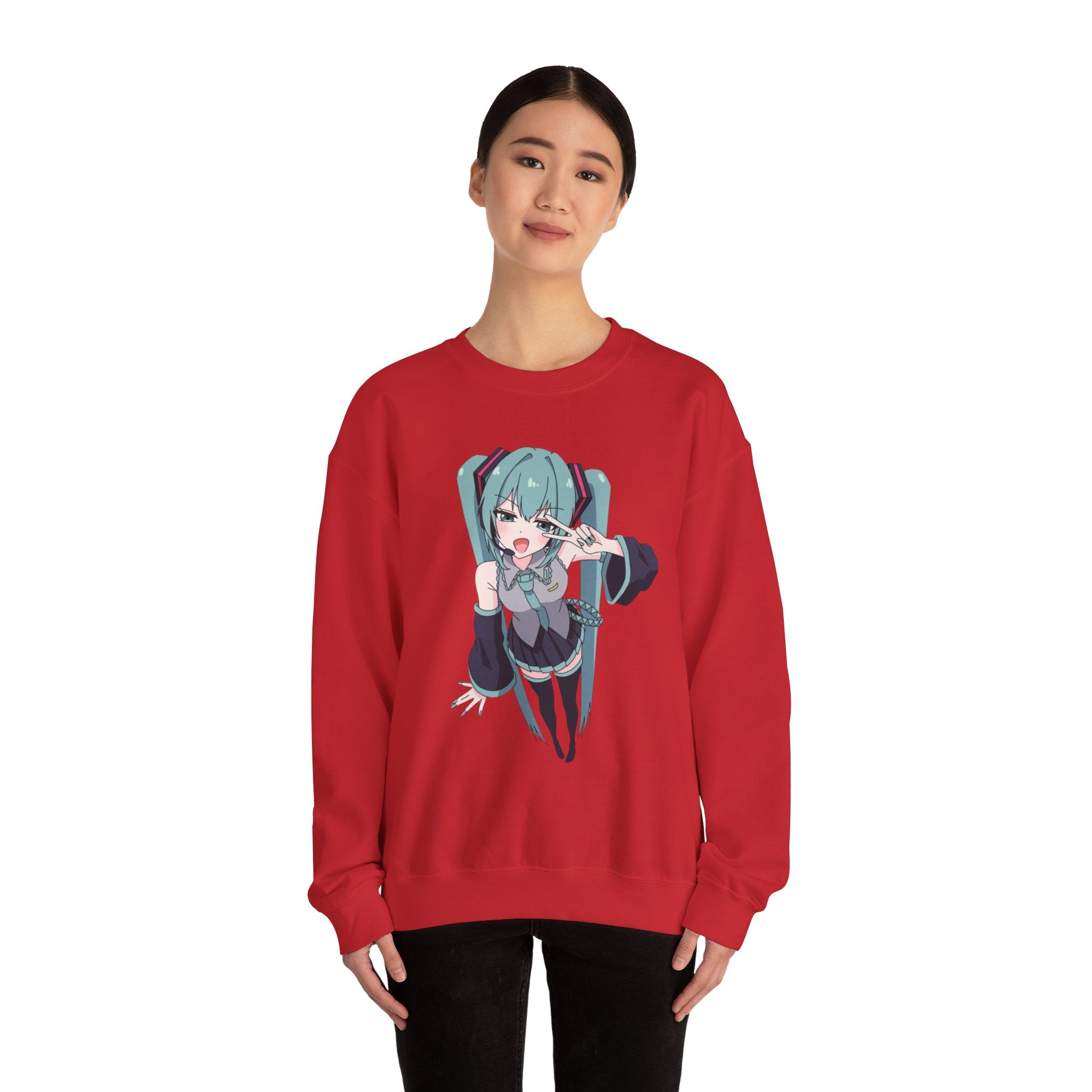 Hatsune Miku Unisex Heavy Blend™ Crewneck Sweatshirt