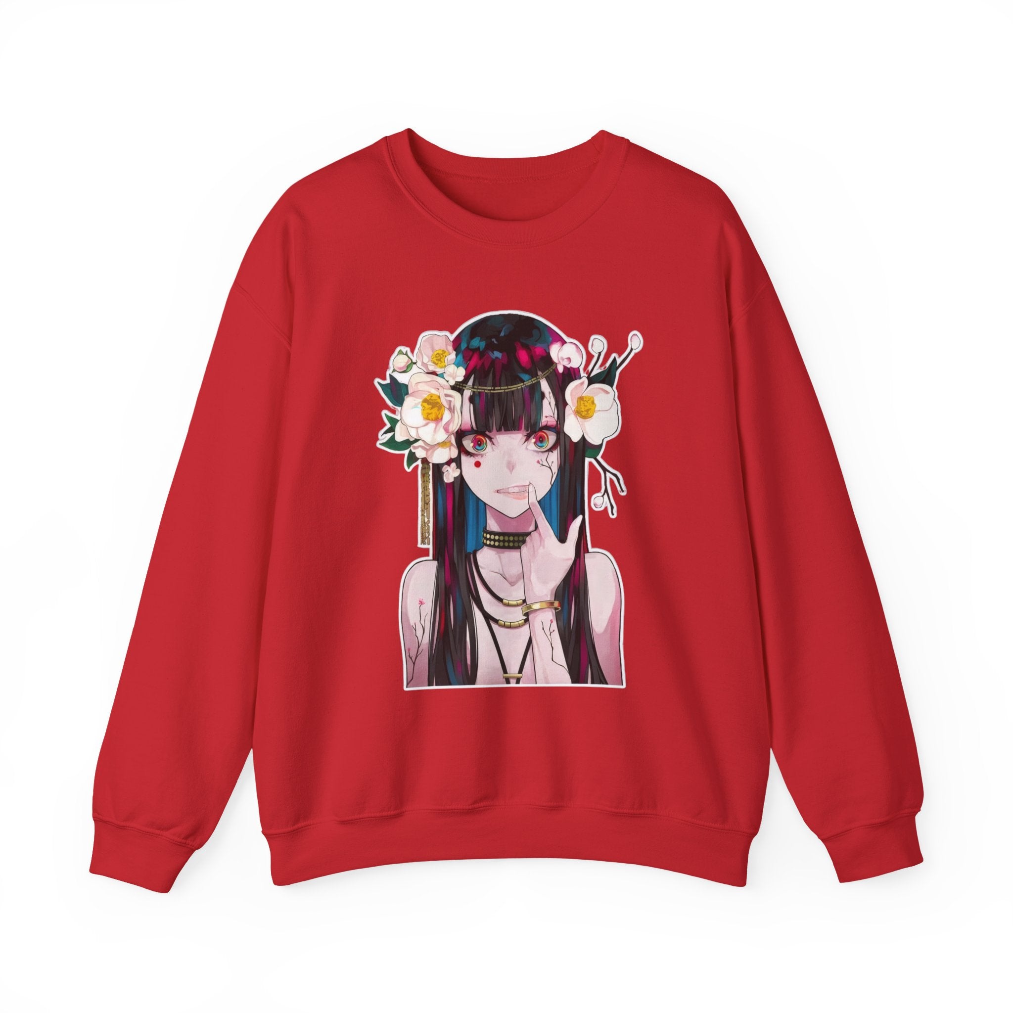 Vampire Girl Dark Fantasy Unisex Heavy Blend™ Crewneck Sweatshirt