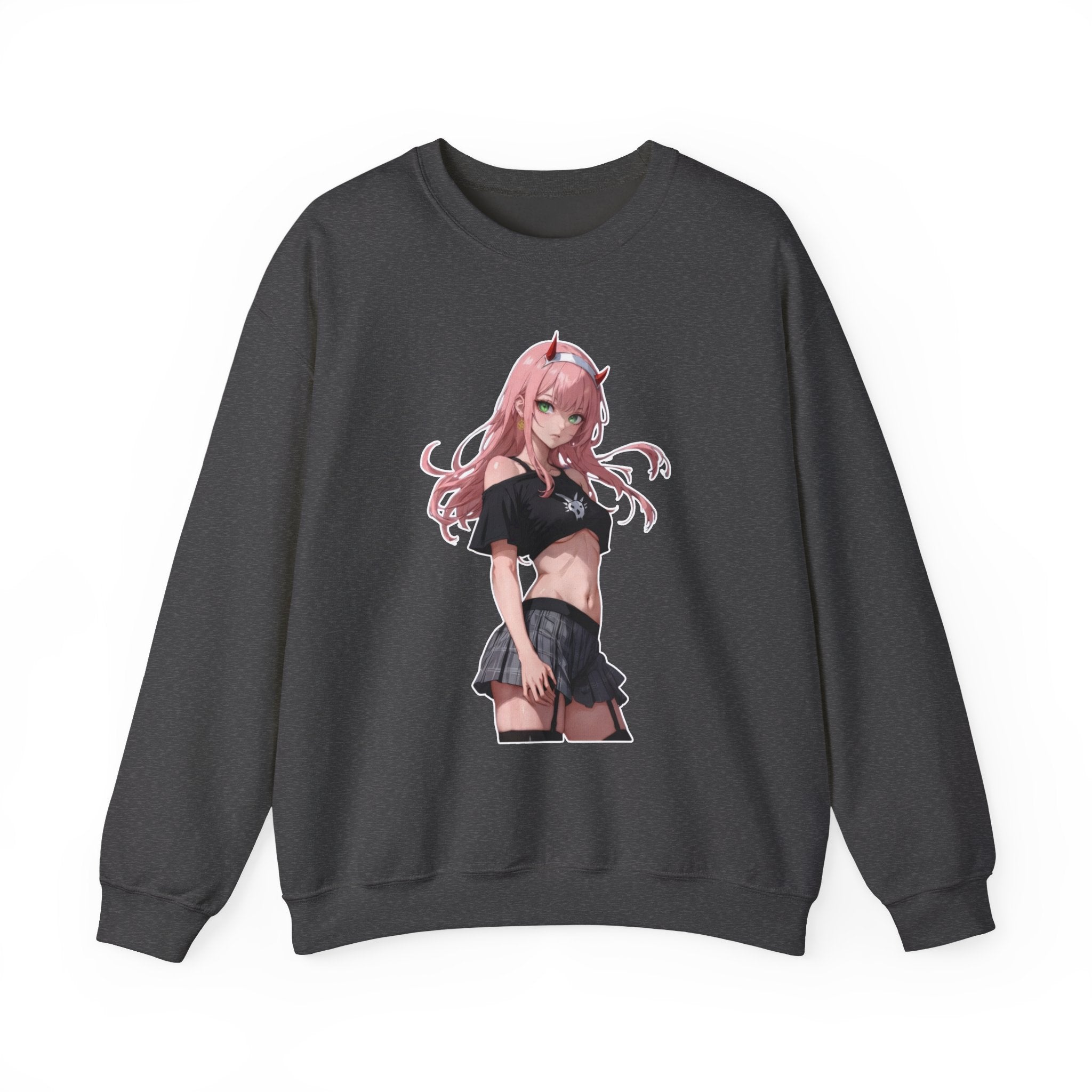 Zero Two Streetwear Style Unisex Heavy Blend™ Crewneck Sweatshirt