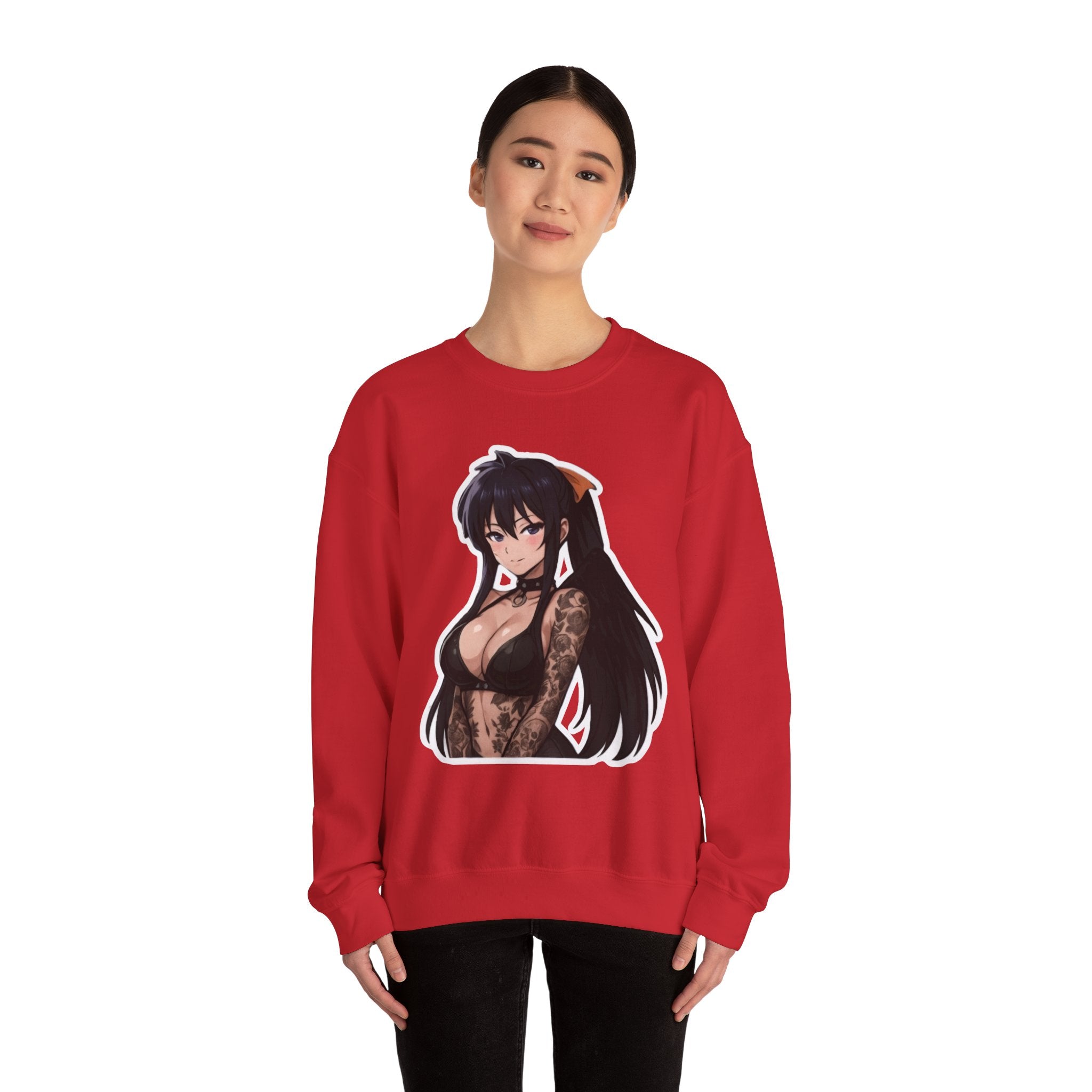 Akeno Himejima Unisex Heavy Blend™ Crewneck Sweatshirt