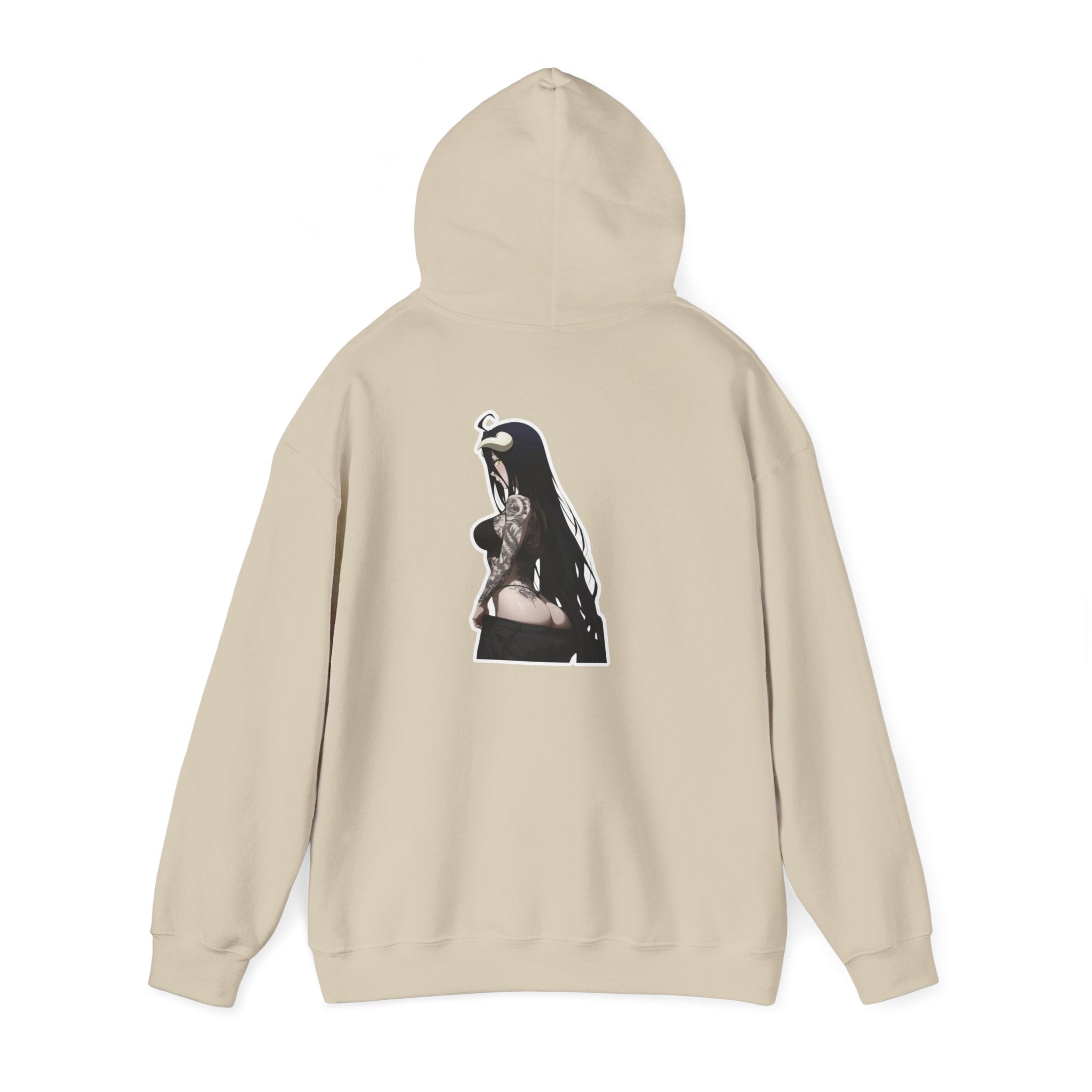 Albedo From Overlord Gothic Tattooed Unisex Heavy Blend™ Hooded Sweatshirt