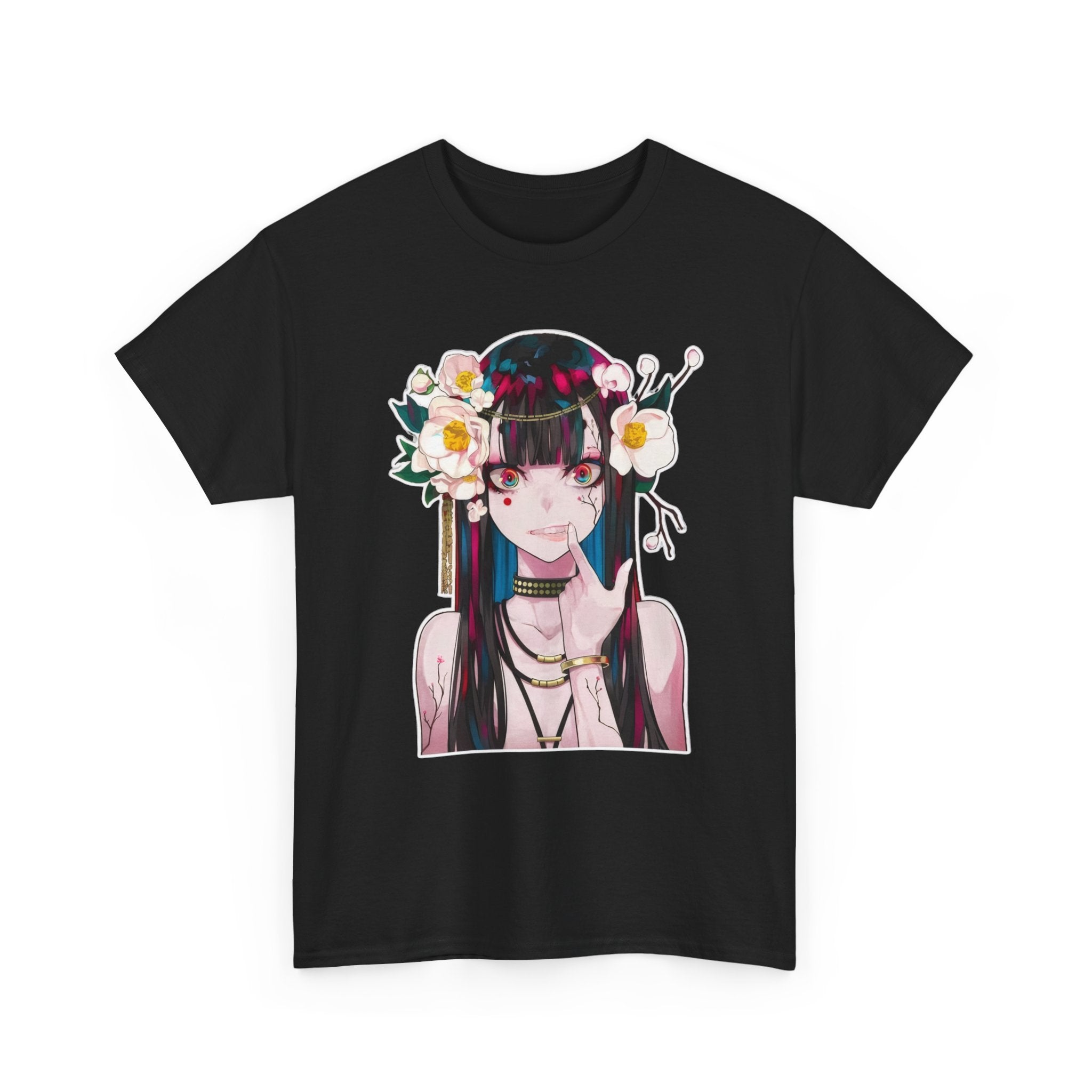 Vampire Girl Dark Fantasy Unisex Heavy Cotton Tee