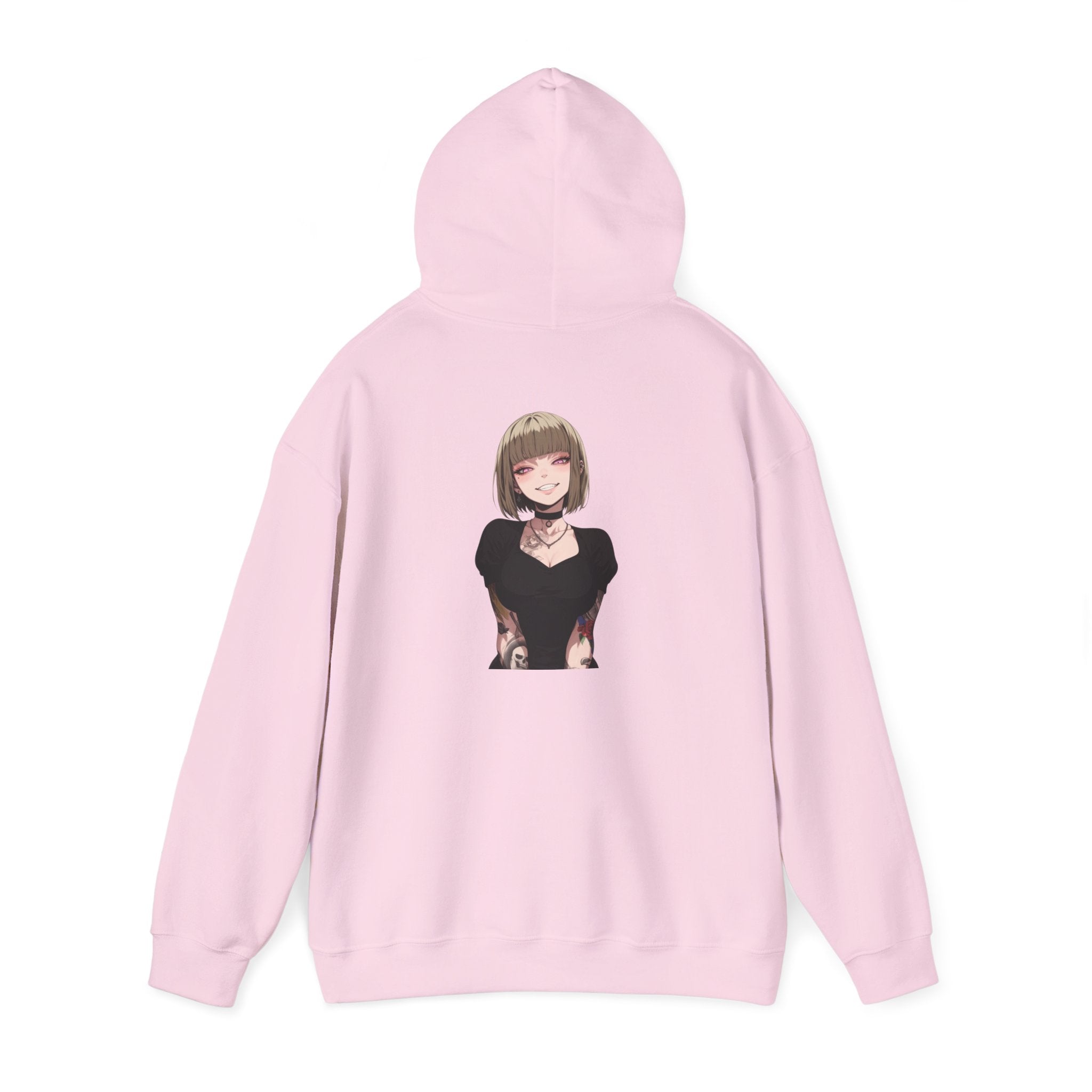 Sexy Style Himiko Toga Skull Tattooed Unisex Heavy Blend™ Hooded Sweatshirt