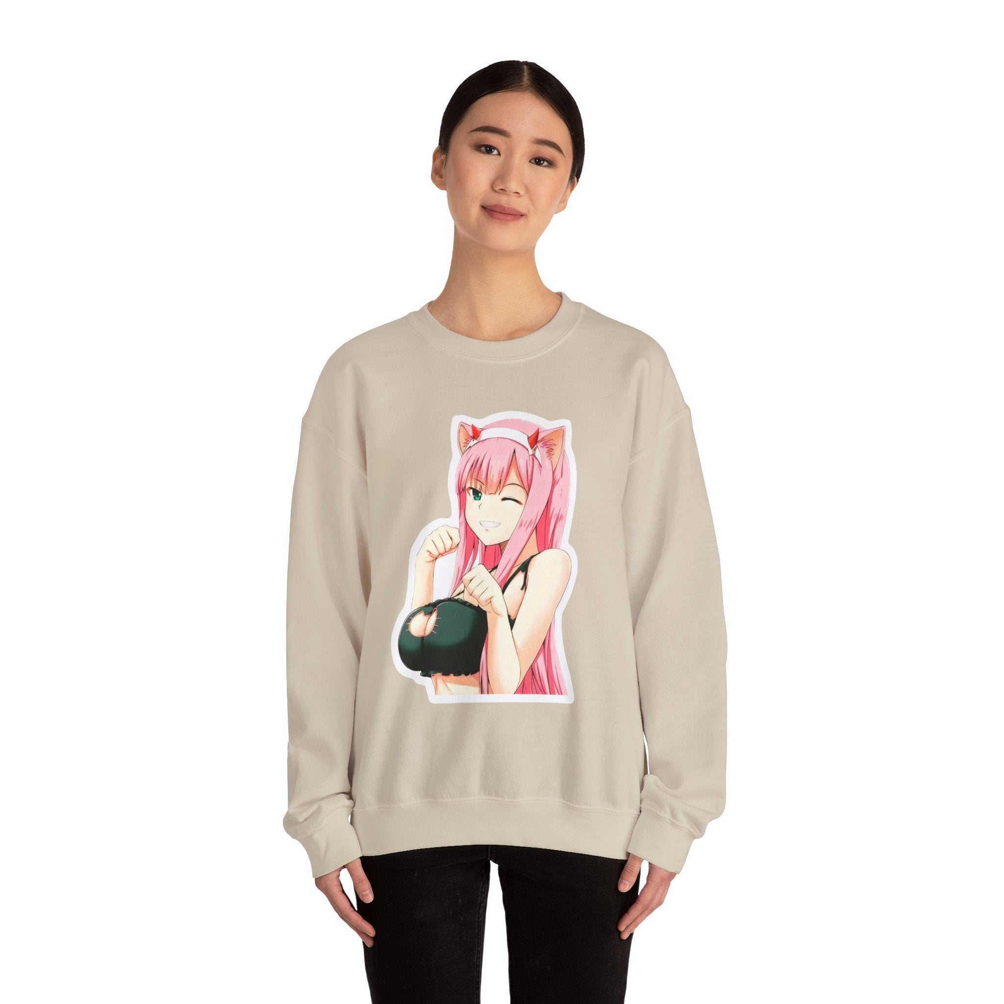 Zero Two Sexy Style Unisex Heavy Blend™ Crewneck Sweatshirt