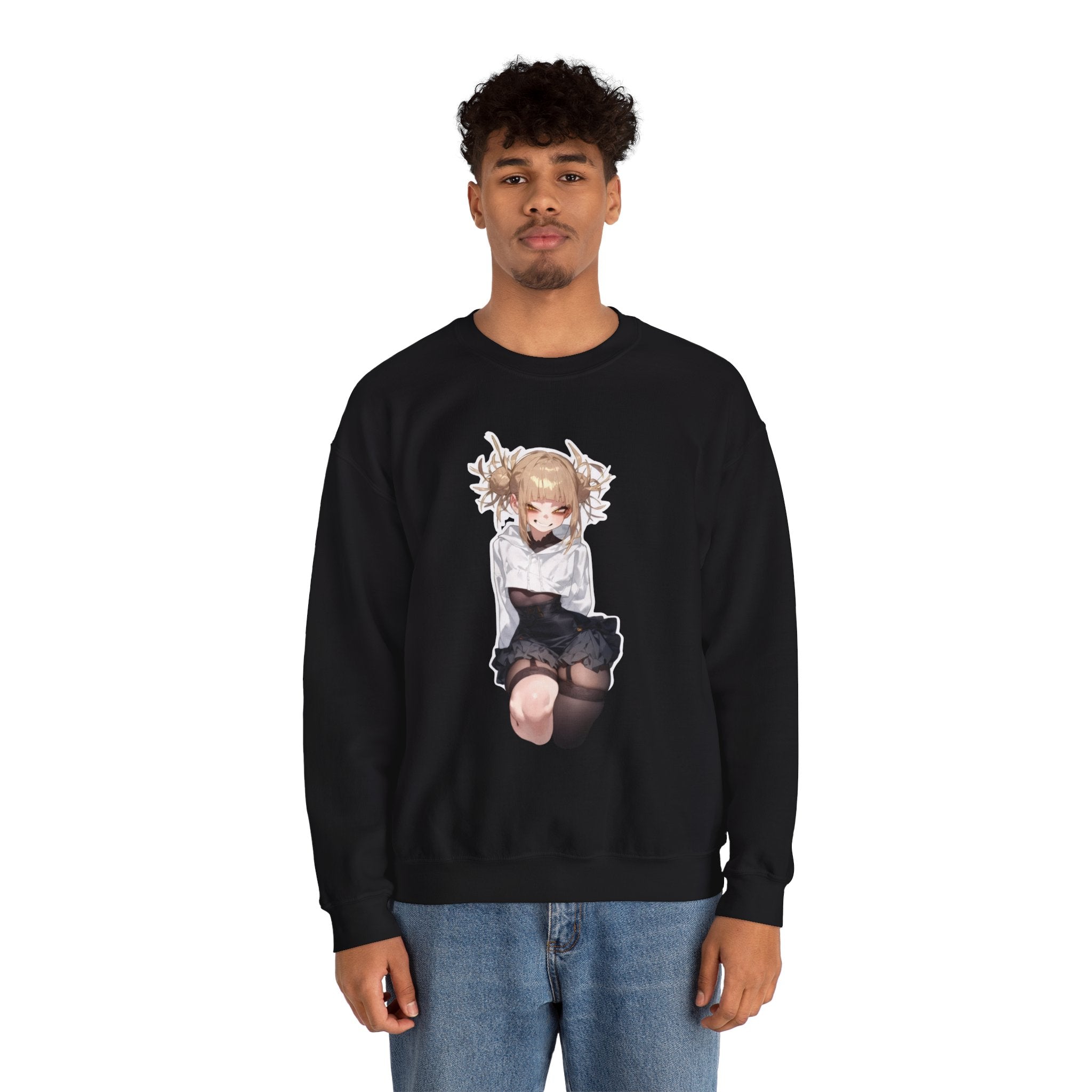 Himiko Toga Crazy Aesthetic Unisex Heavy Blend™ Crewneck Sweatshirt