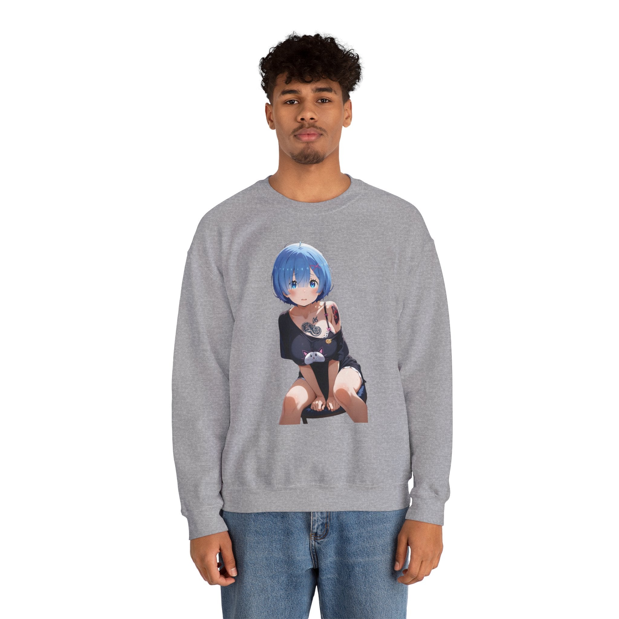 Sexy Rem Tattooed Unisex Heavy Blend™ Crewneck Sweatshirt