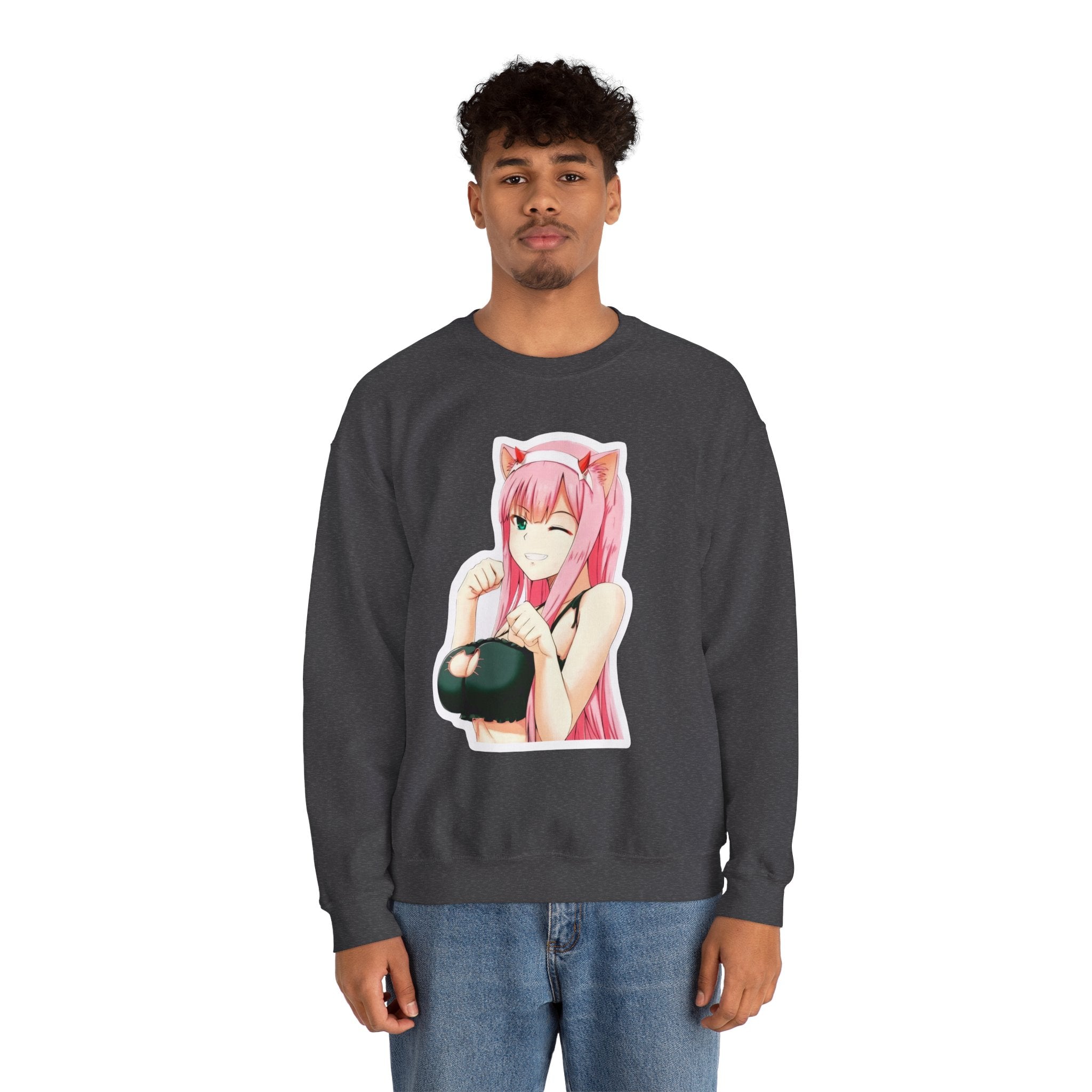 Zero Two Sexy Style Unisex Heavy Blend™ Crewneck Sweatshirt