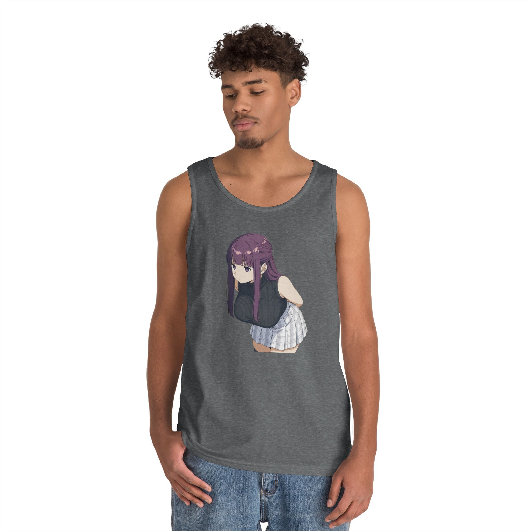 Fern Anime Heavy Cotton Tank Top