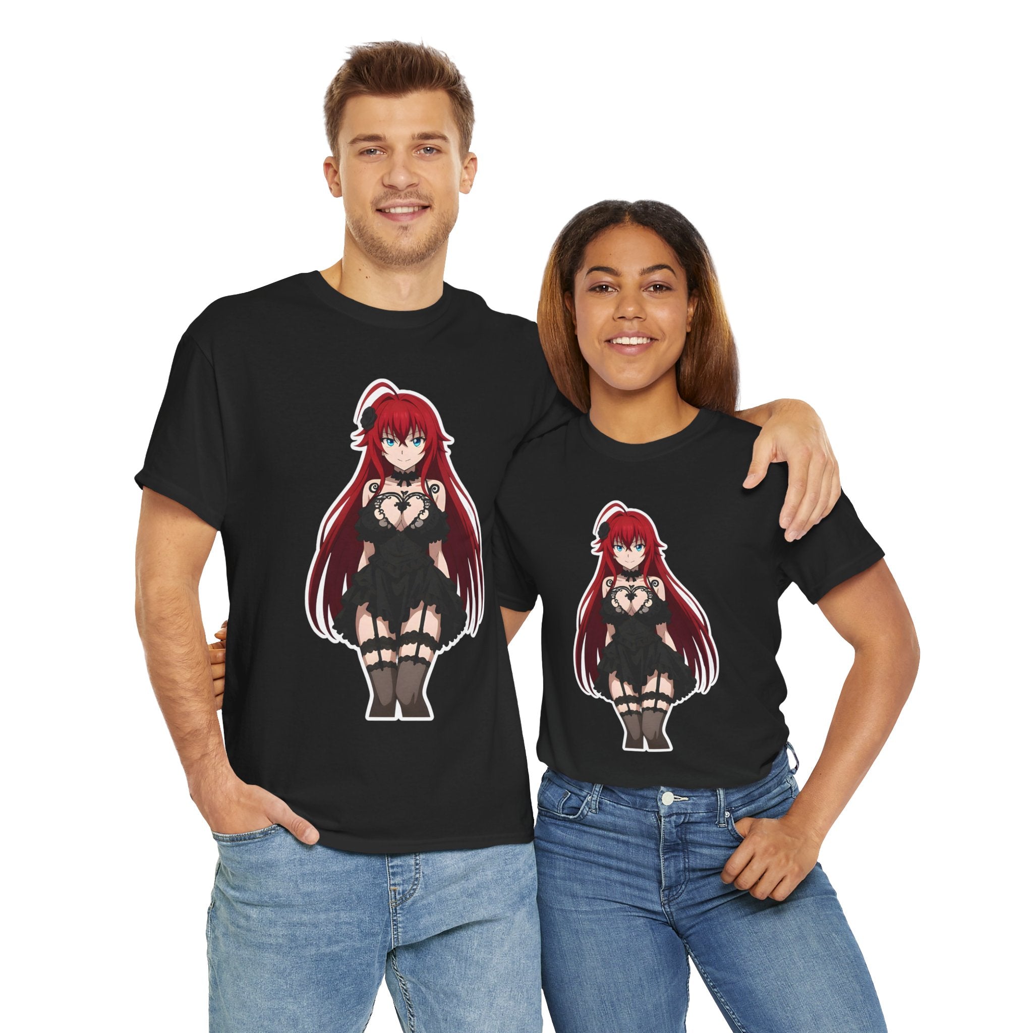 Rias Gremory Gothic Style Waifu Unisex Heavy Cotton Tee