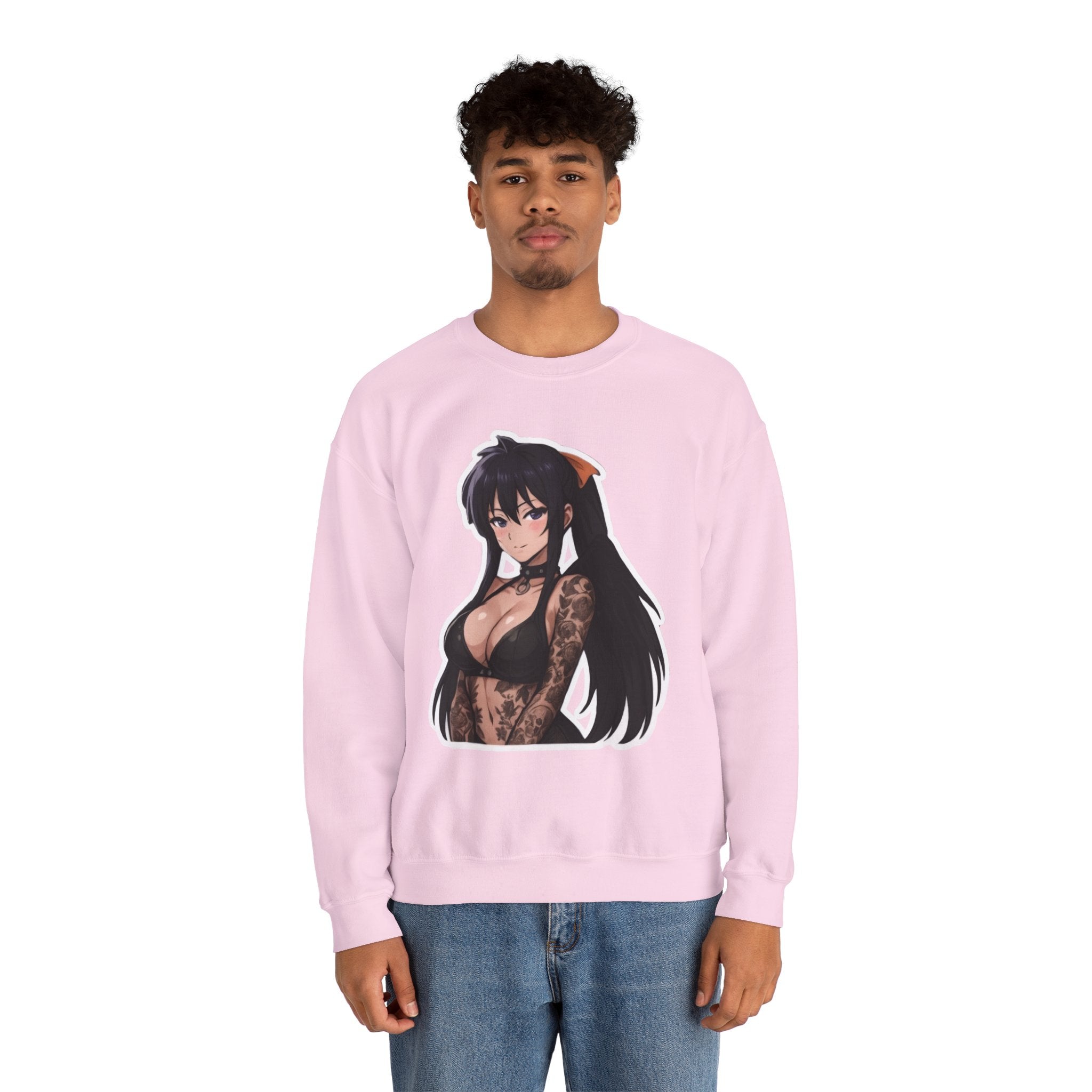 Akeno Himejima Unisex Heavy Blend™ Crewneck Sweatshirt