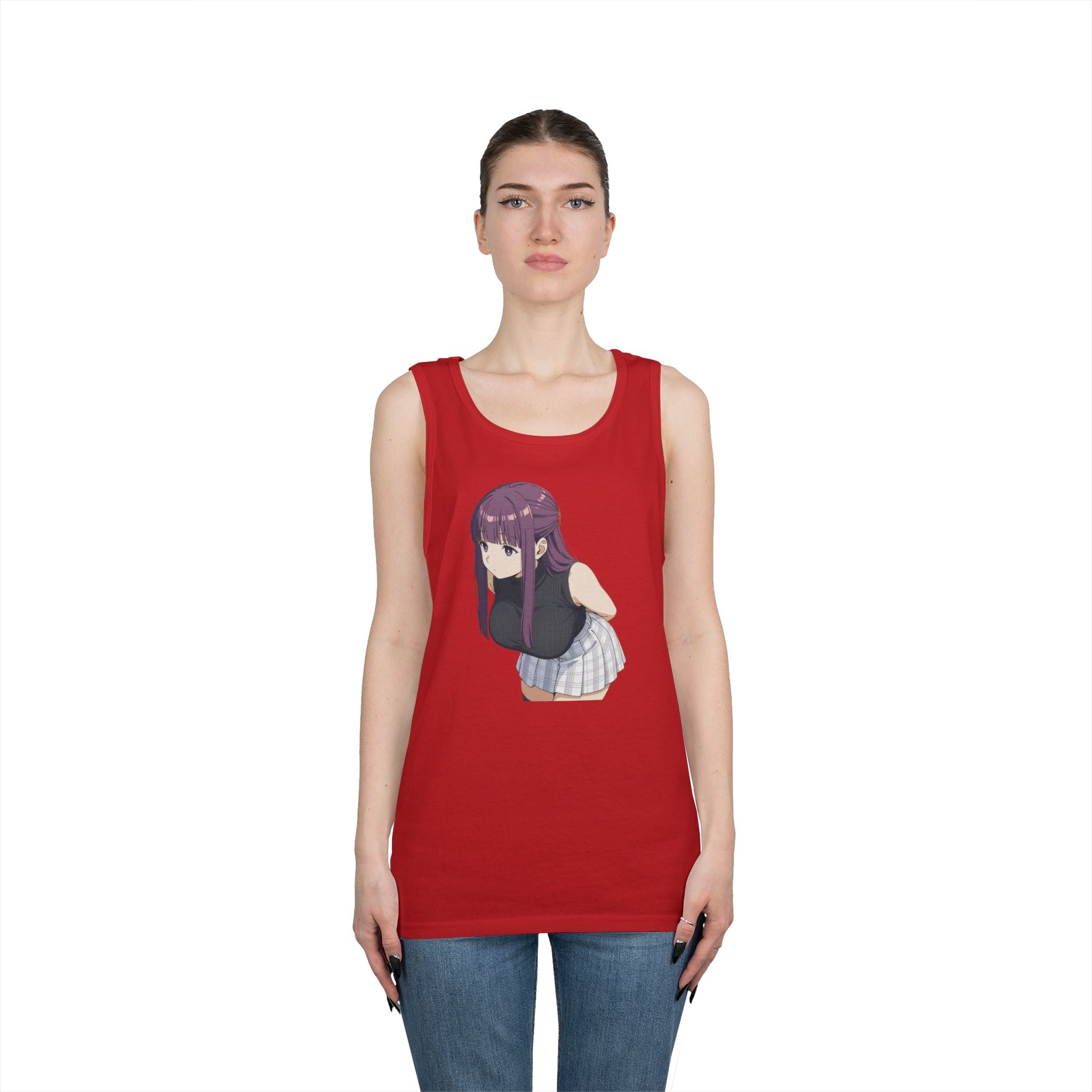 Fern Anime Heavy Cotton Tank Top