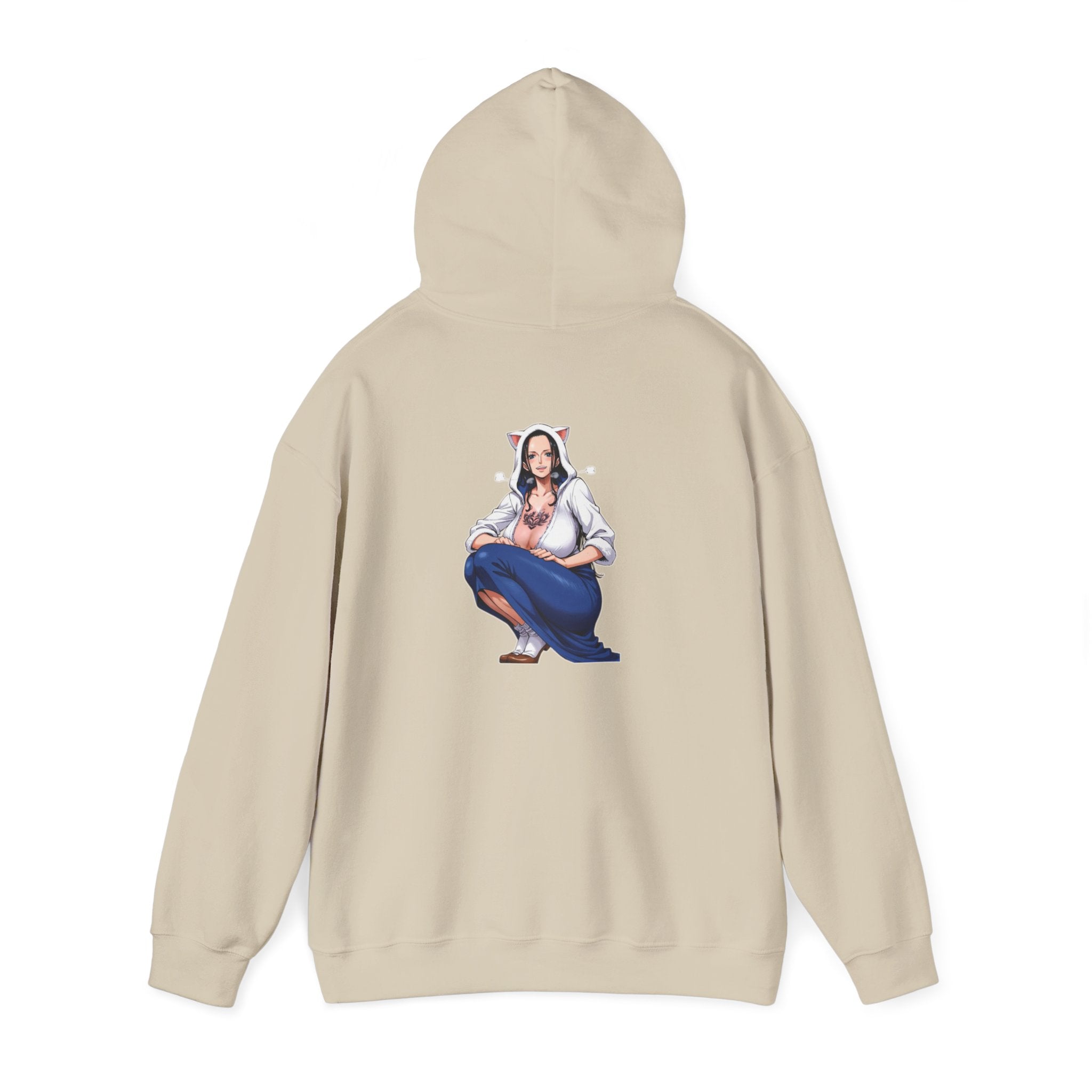 Nico Robin Catgirl Casual Anime Unisex Heavy Blend™ Hooded Sweatshirt