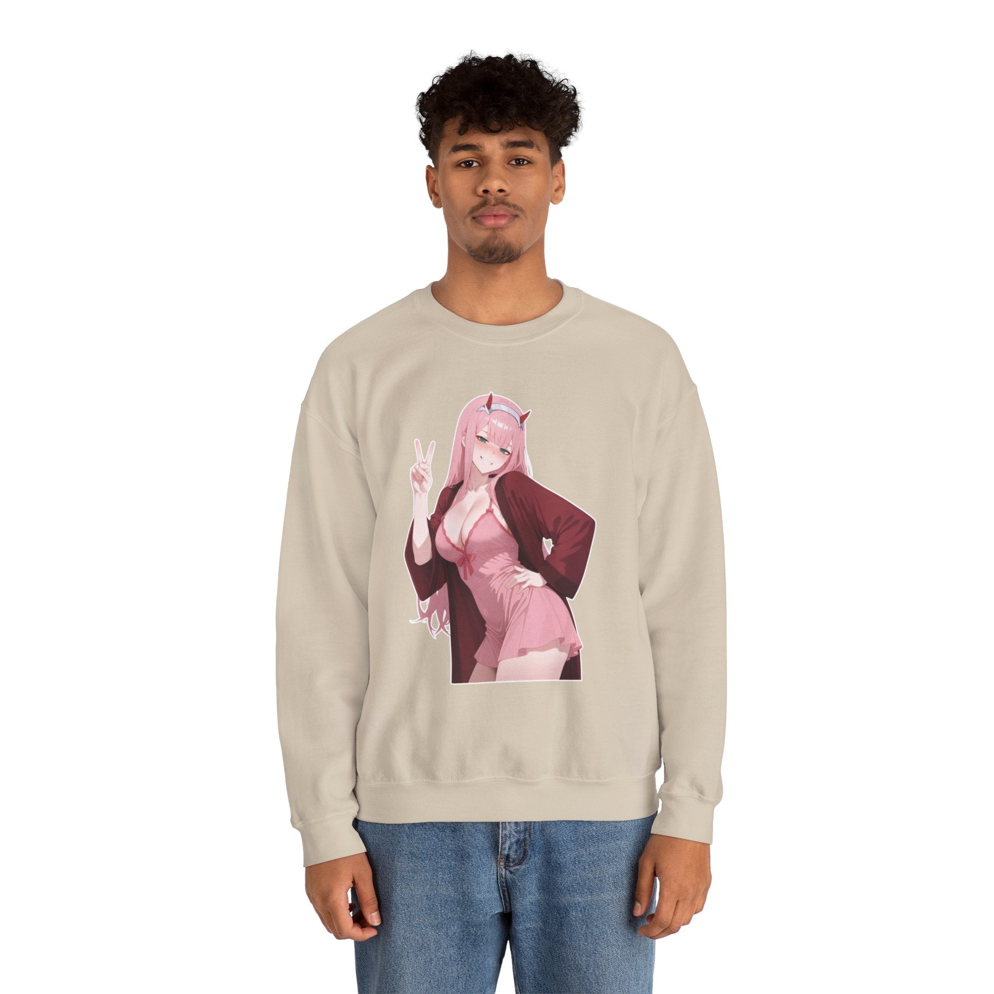 Zero Two Unisex Heavy Blend™ Crewneck Sweatshirt
