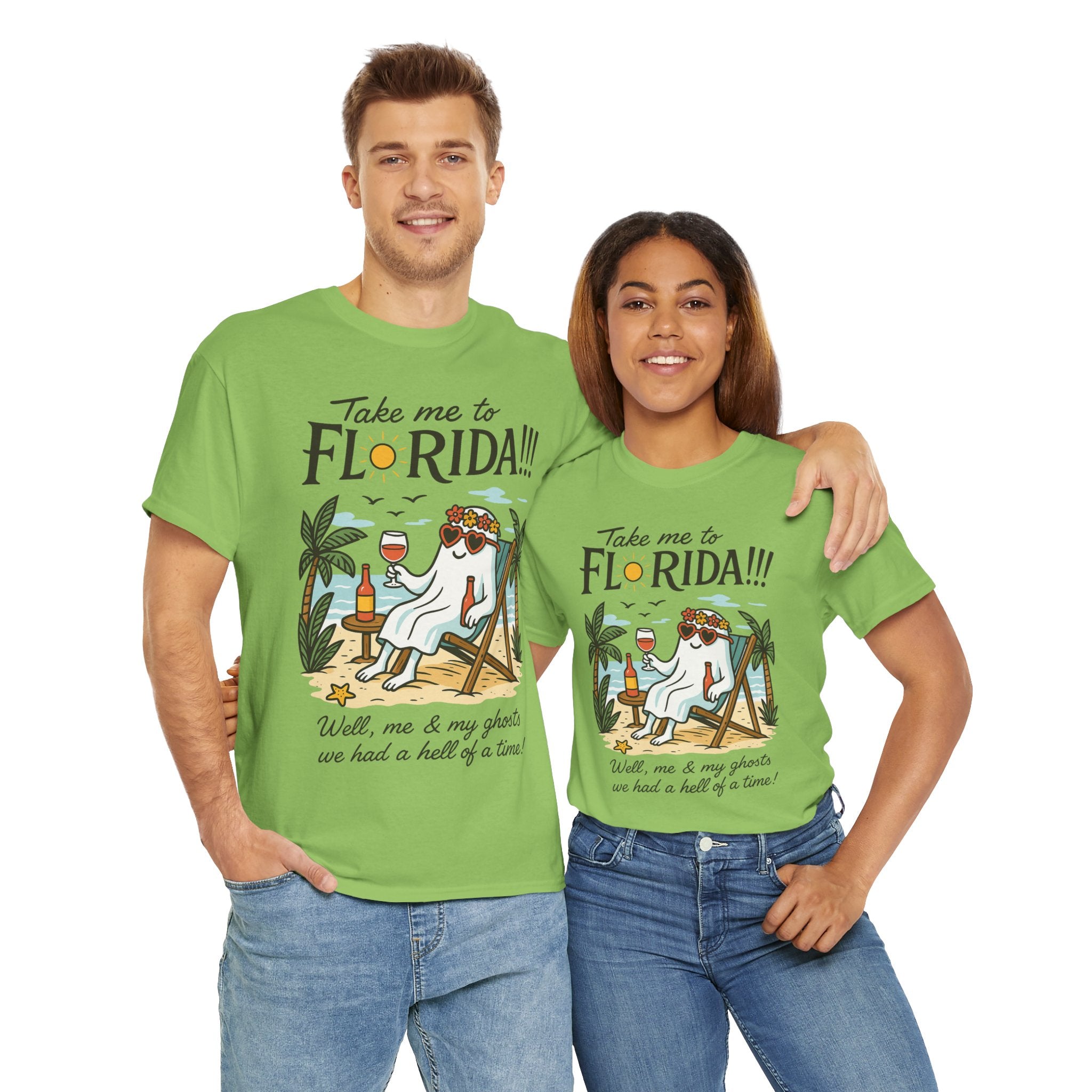 Take Me To Florida Unisex Heavy Cotton Tee