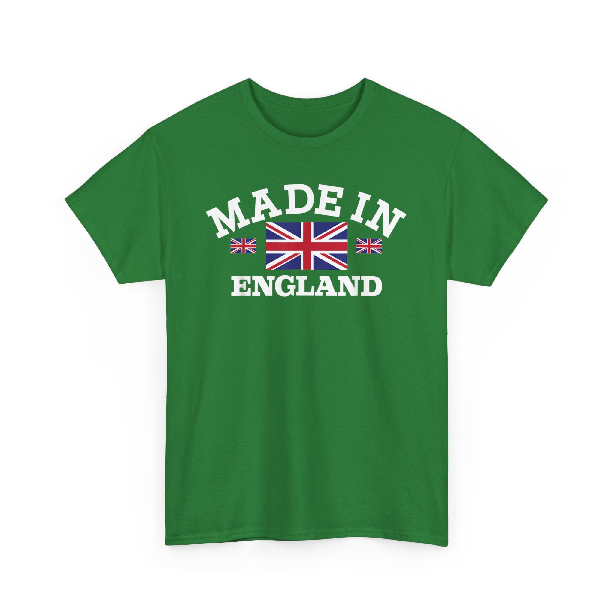 Made in England British Flag Union Jack Unisex Heavy Cotton Tee
