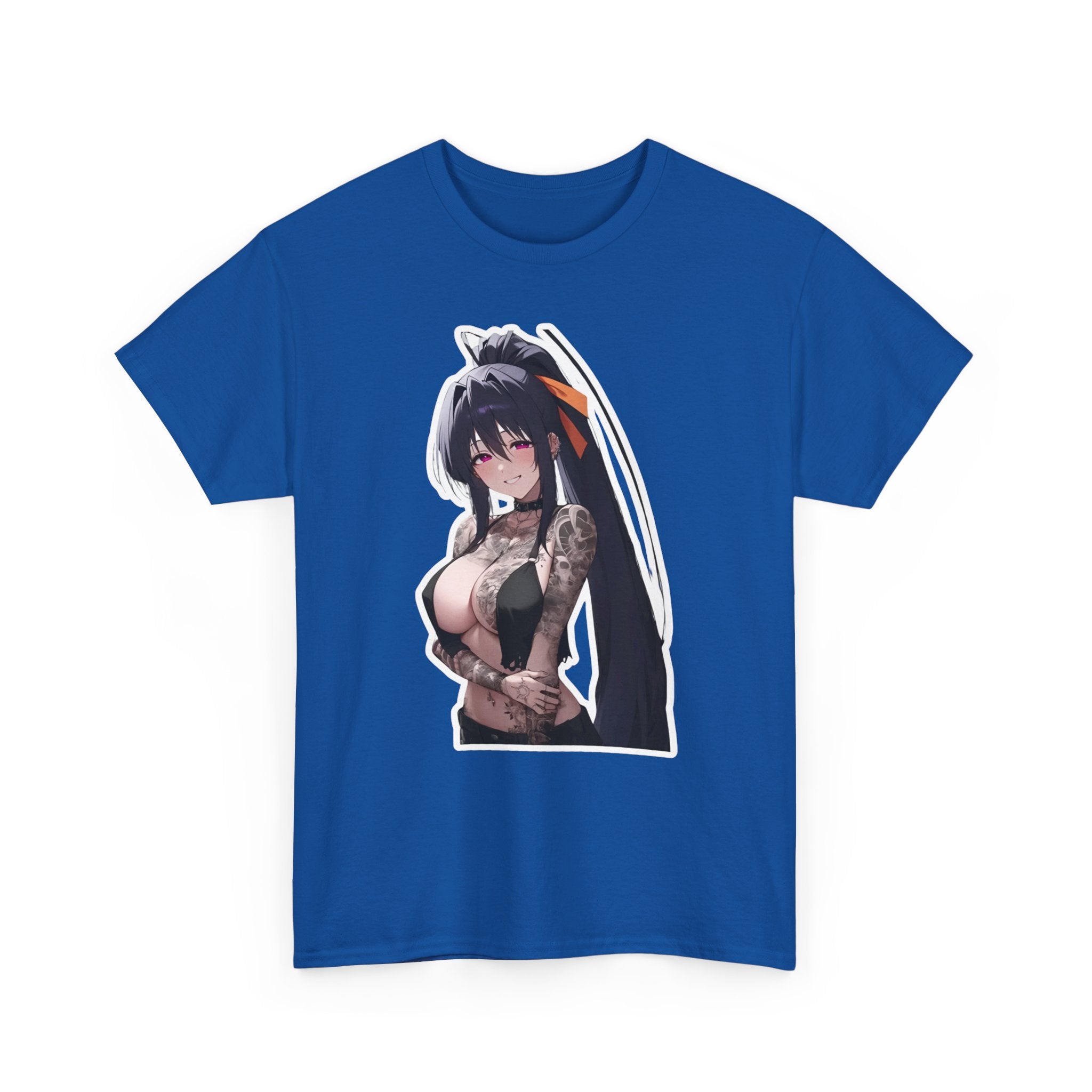 Akeno Himejima Gothic Tattooed Unisex Heavy Cotton Tee