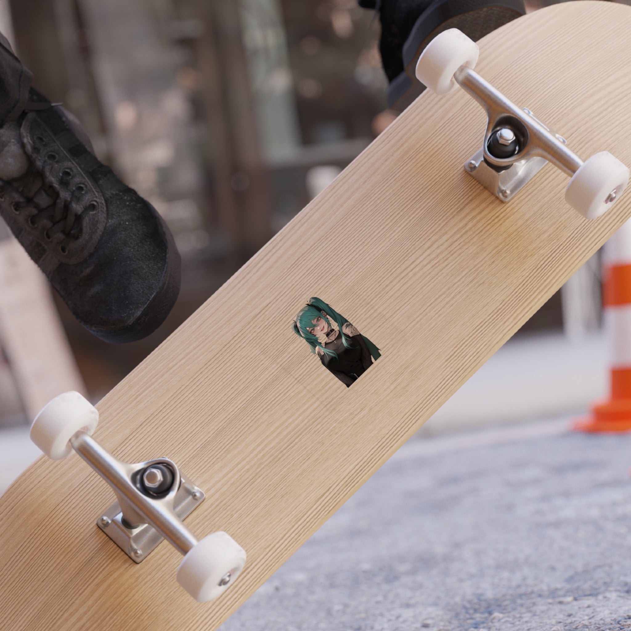 Gothic Miku Tattooed Sticker