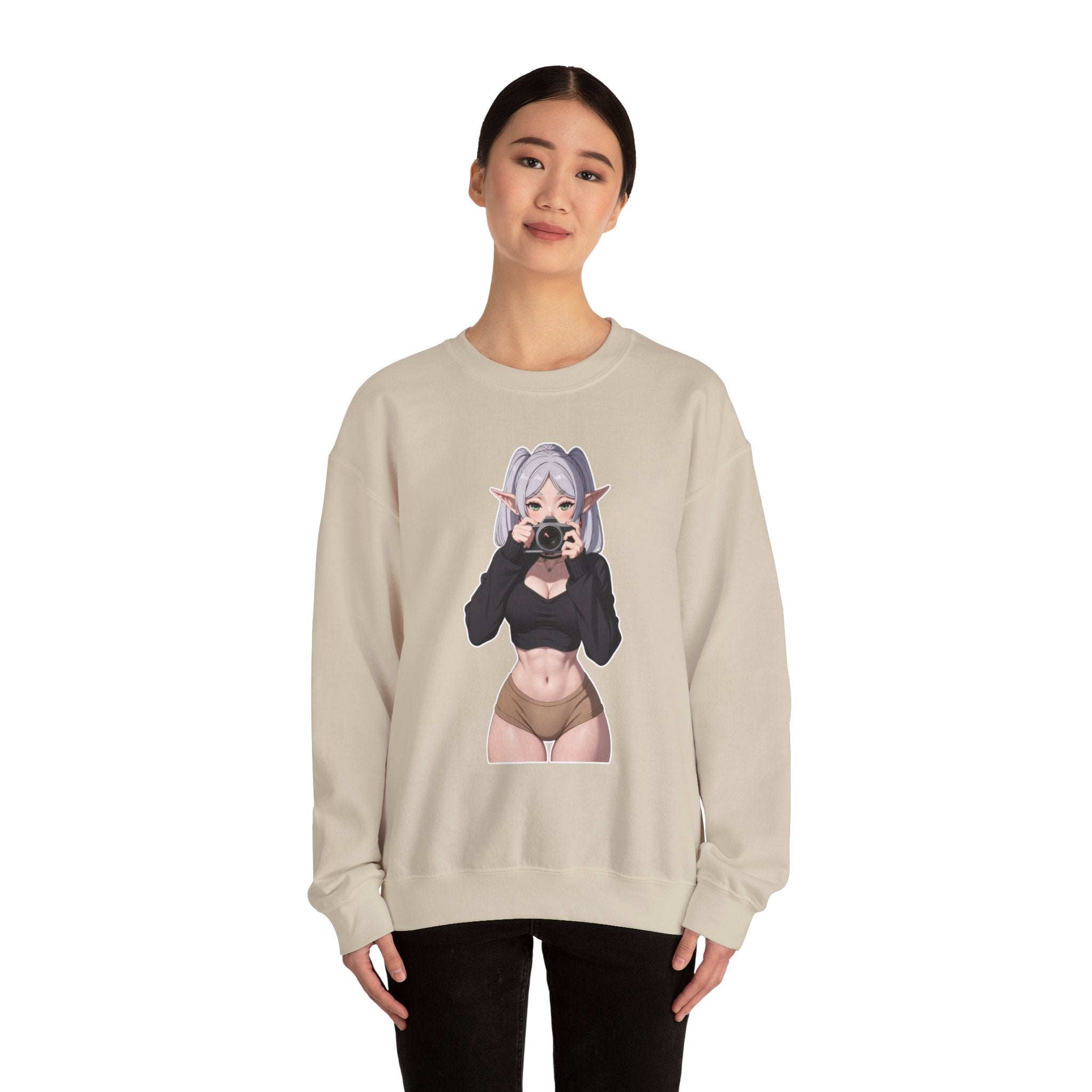 Frieren Cute Unisex Heavy Blend™ Crewneck Sweatshirt