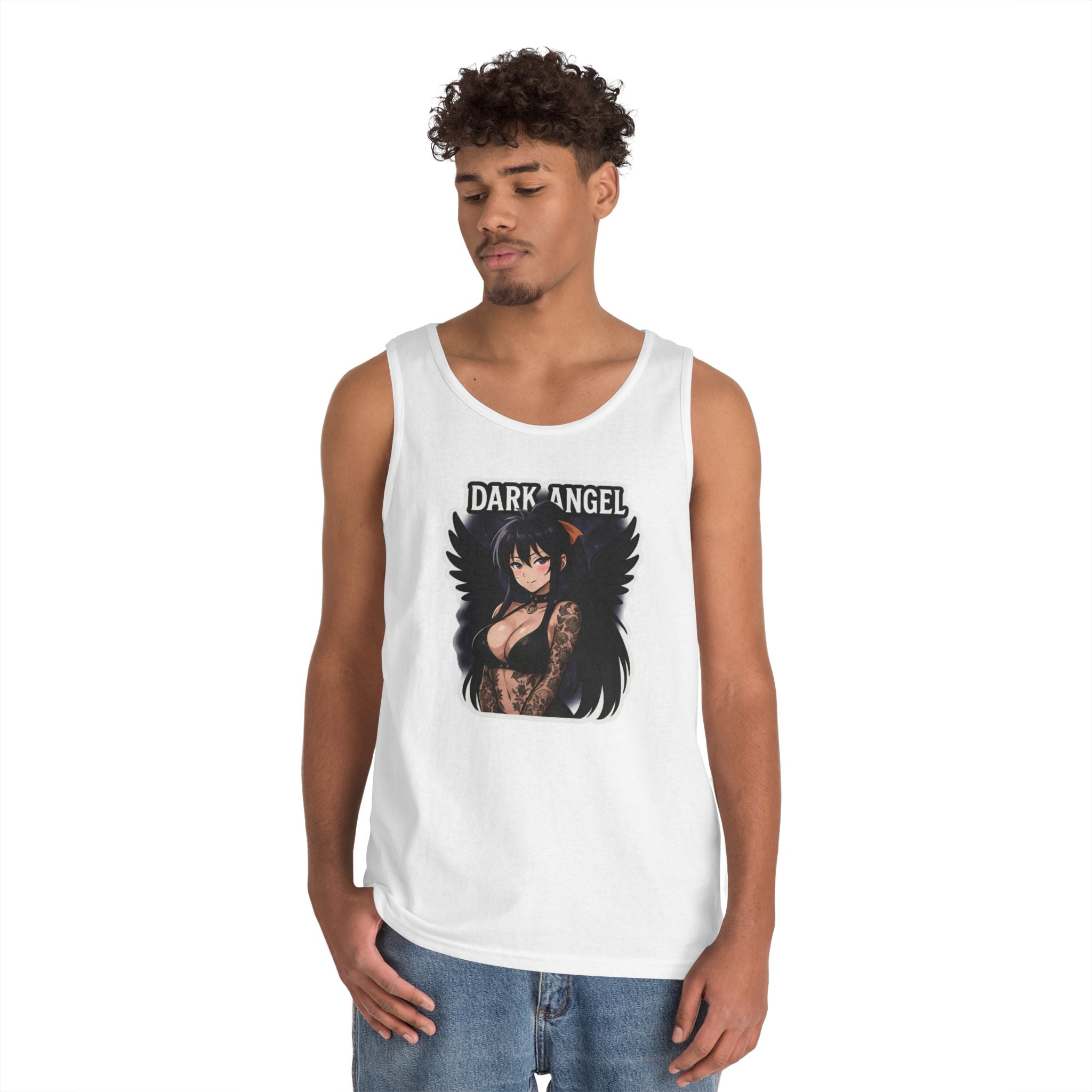 Akeno Himejima Dark Angel Heavy Cotton Tank Top