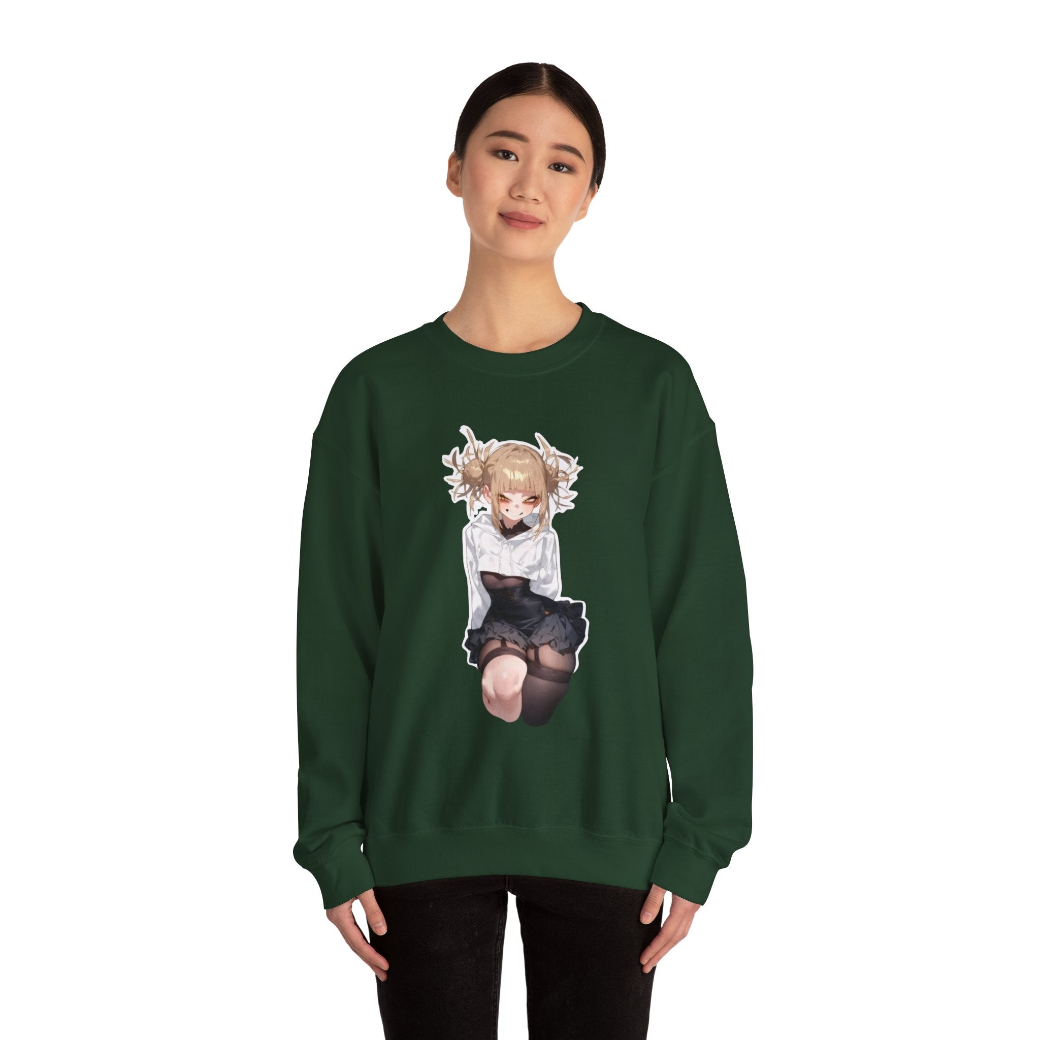 Himiko Toga Crazy Aesthetic Unisex Heavy Blend™ Crewneck Sweatshirt