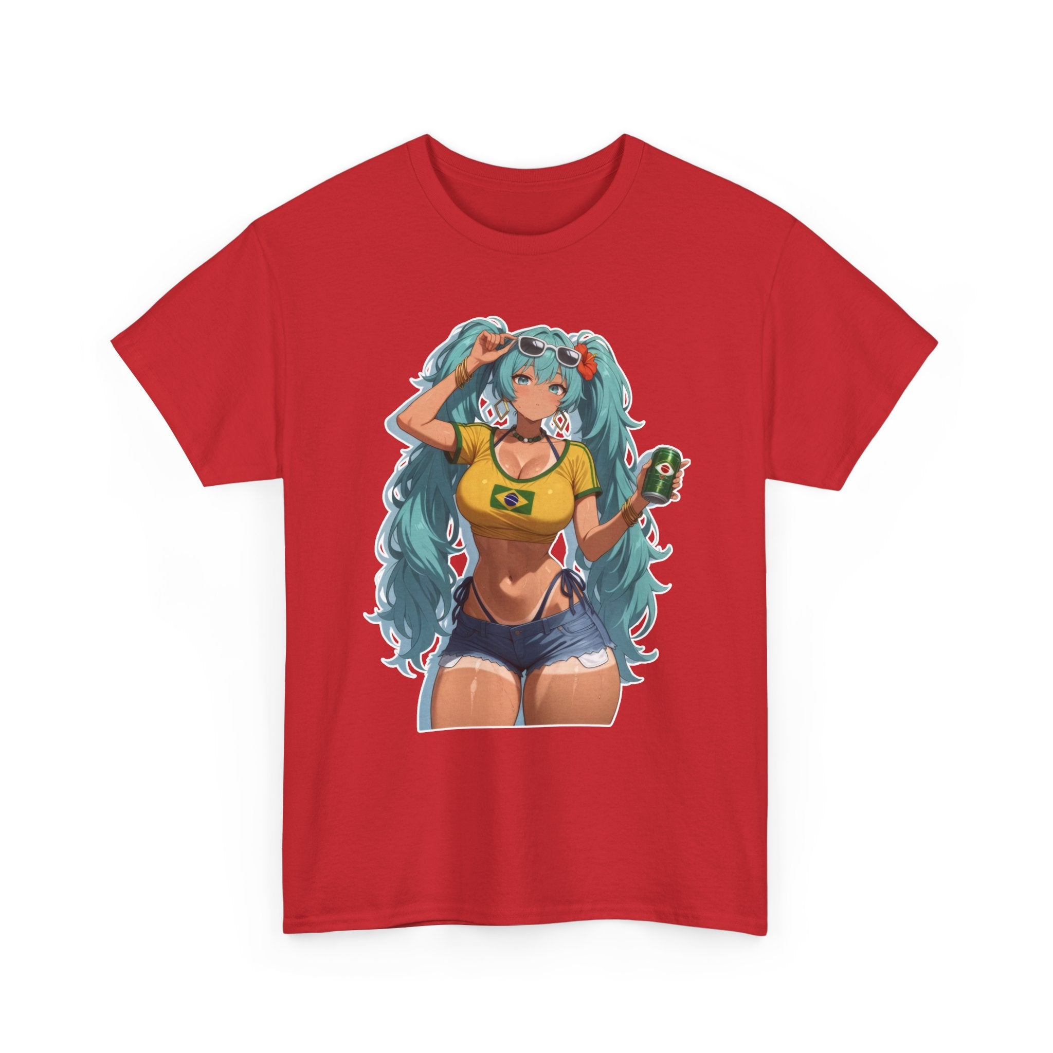 Hatsune Miku Brazil Girl Unisex Heavy Cotton Tee