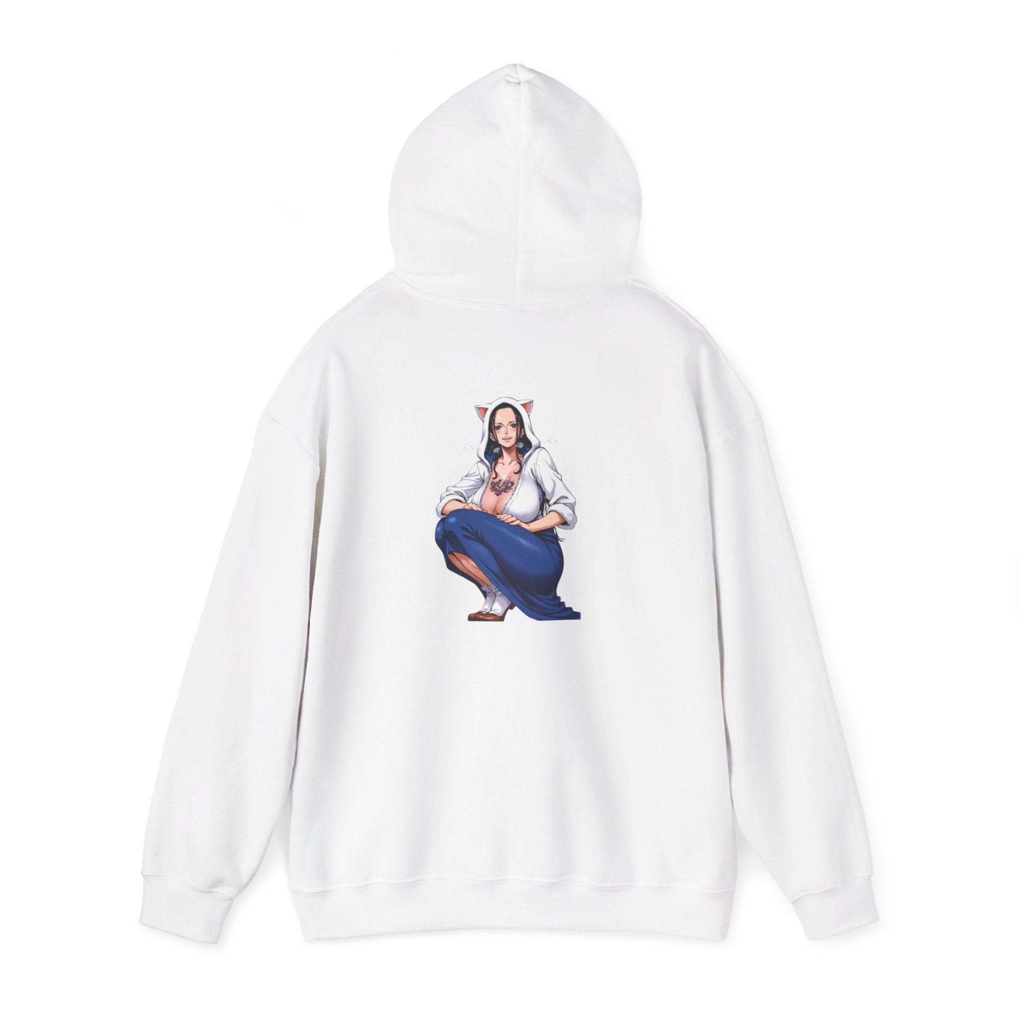 Nico Robin Catgirl Casual Anime Unisex Heavy Blend™ Hooded Sweatshirt