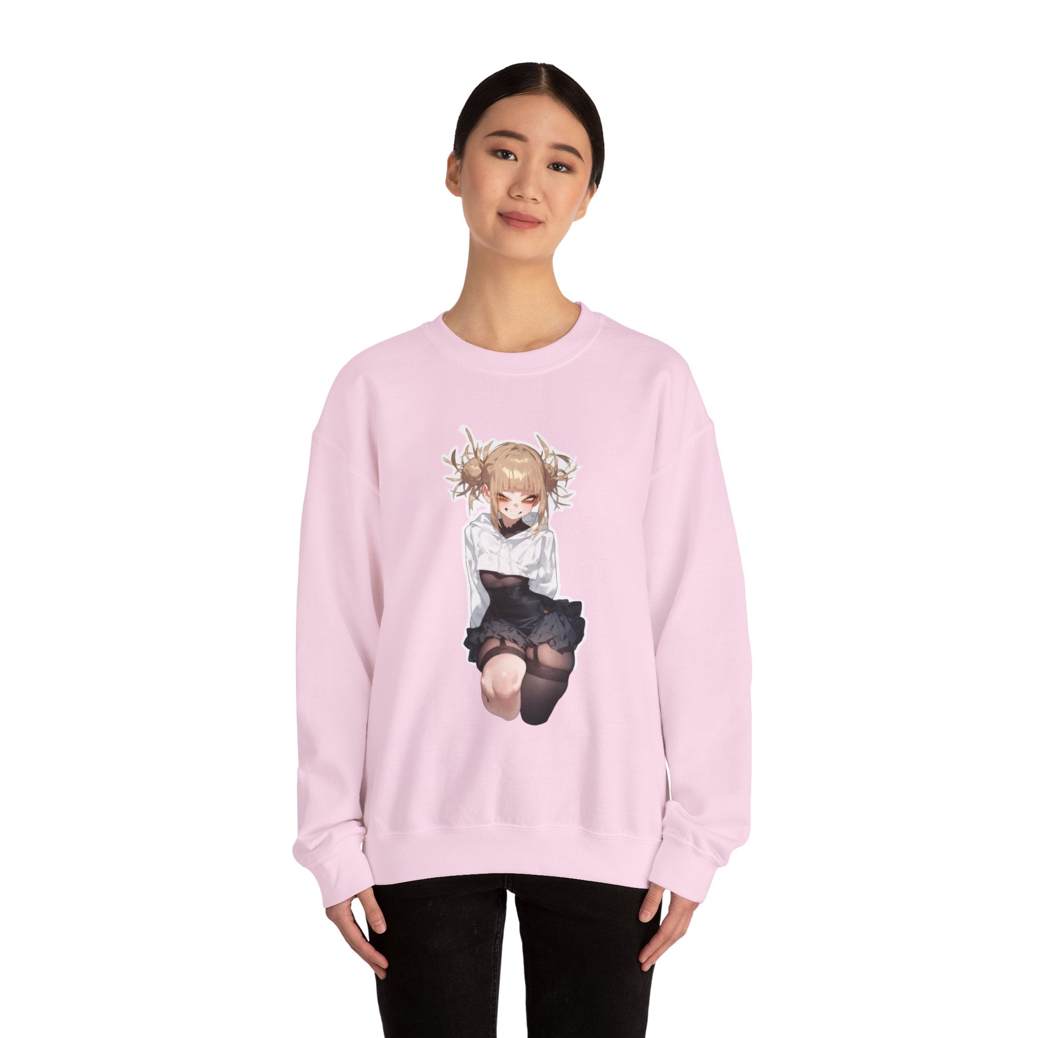 Himiko Toga Crazy Aesthetic Unisex Heavy Blend™ Crewneck Sweatshirt
