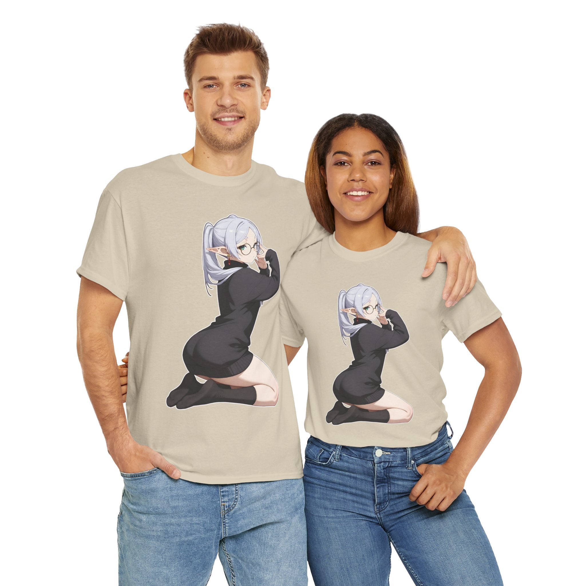 Cute Frieren Unisex Heavy Cotton Tee