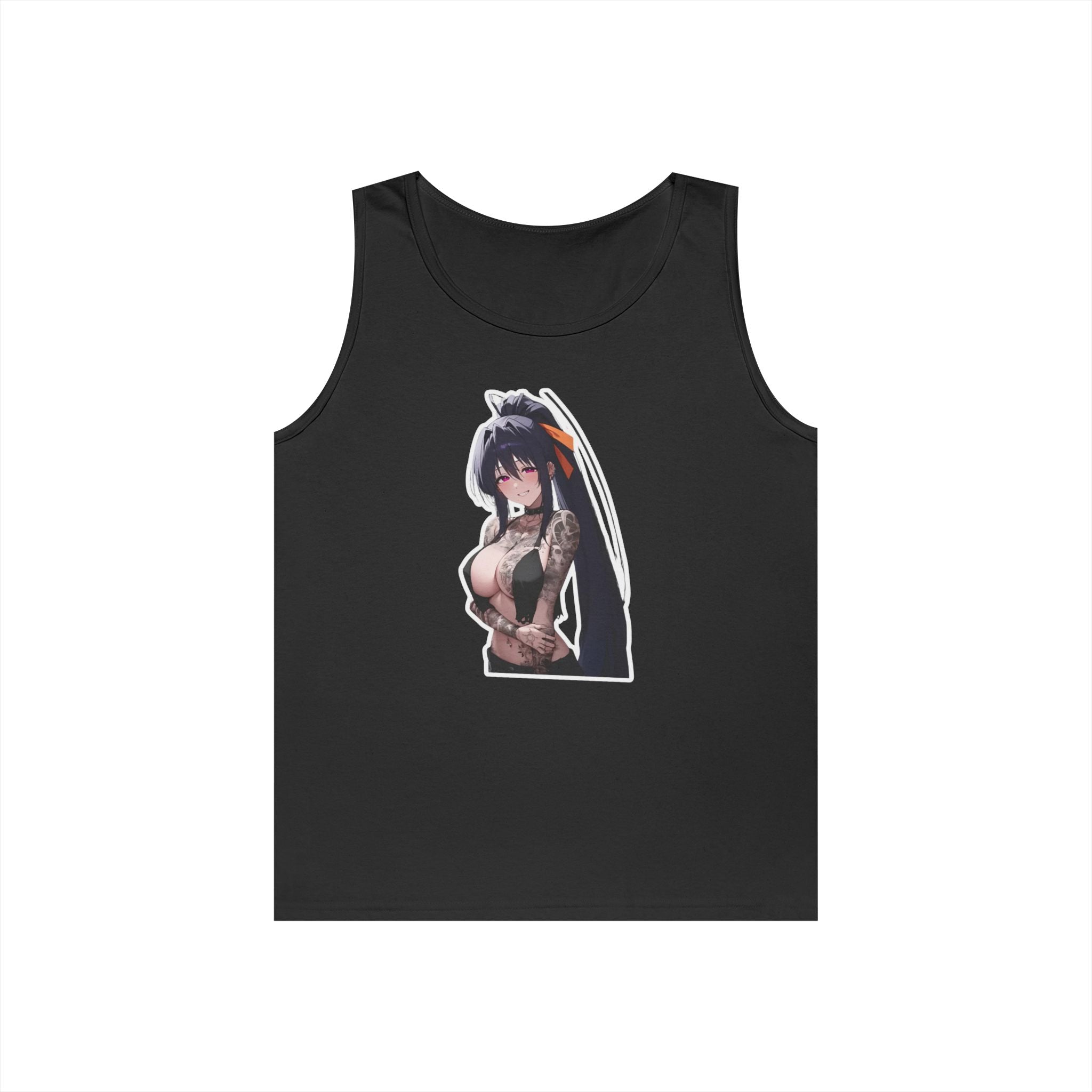 Akeno Himejima Gothic Tattooed Heavy Cotton Tank Top